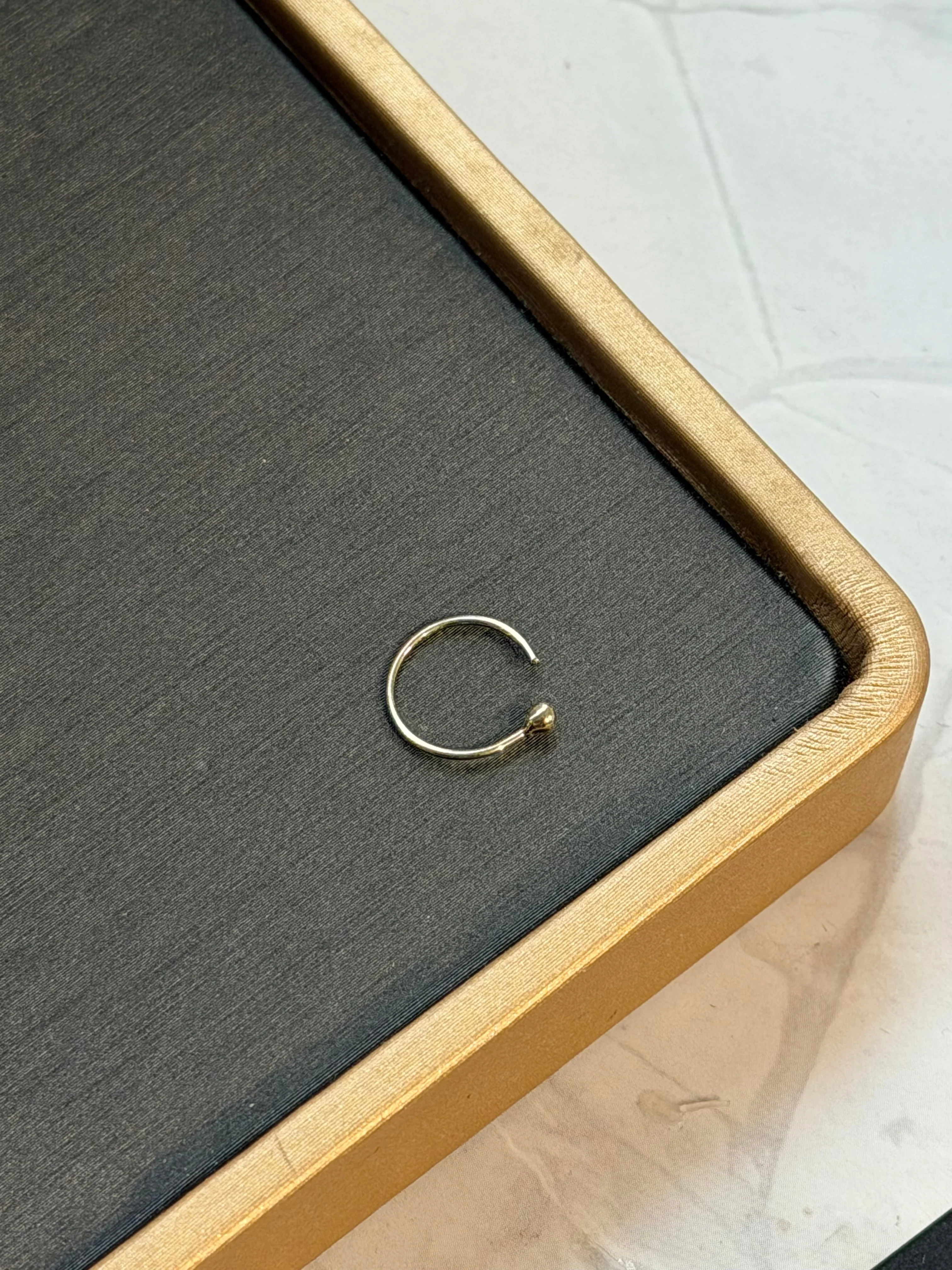 10K Solid Gold Nose Ring 10mm – Anillo Nariz - Image 3