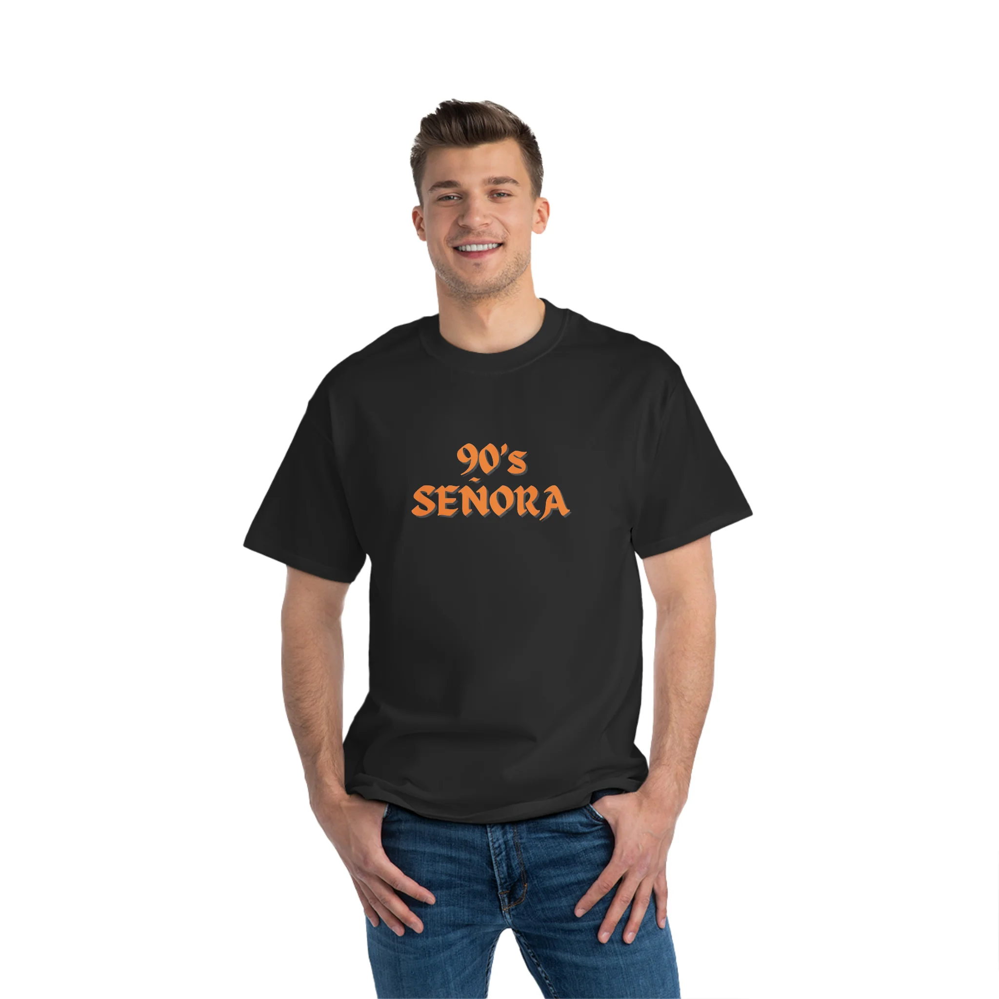 90’ Señora Shirt Señora Era Beefy-T® Short-Sleeve T-Shirt - Image 5
