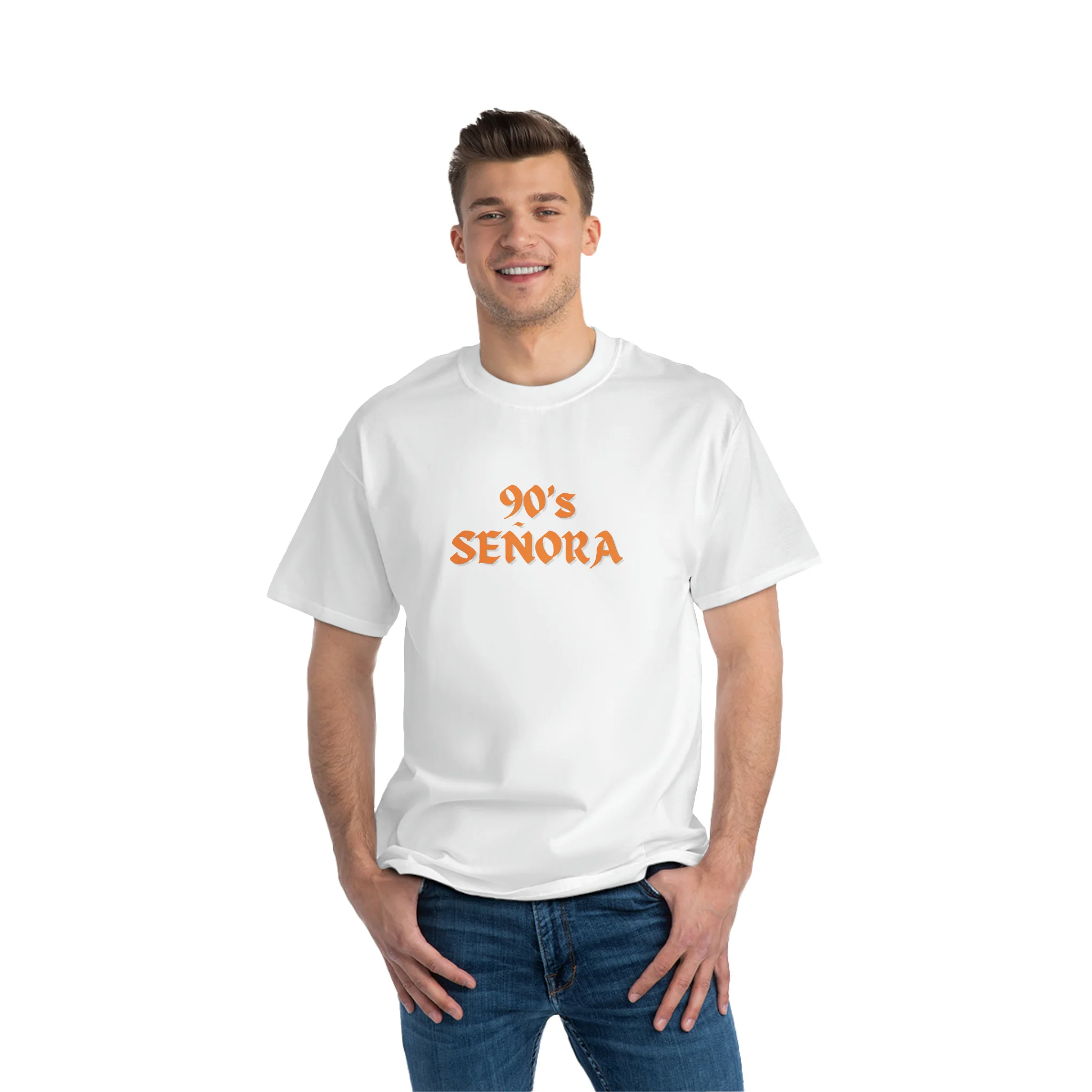 90’ Señora Shirt Señora Era Beefy-T® Short-Sleeve T-Shirt - Image 8
