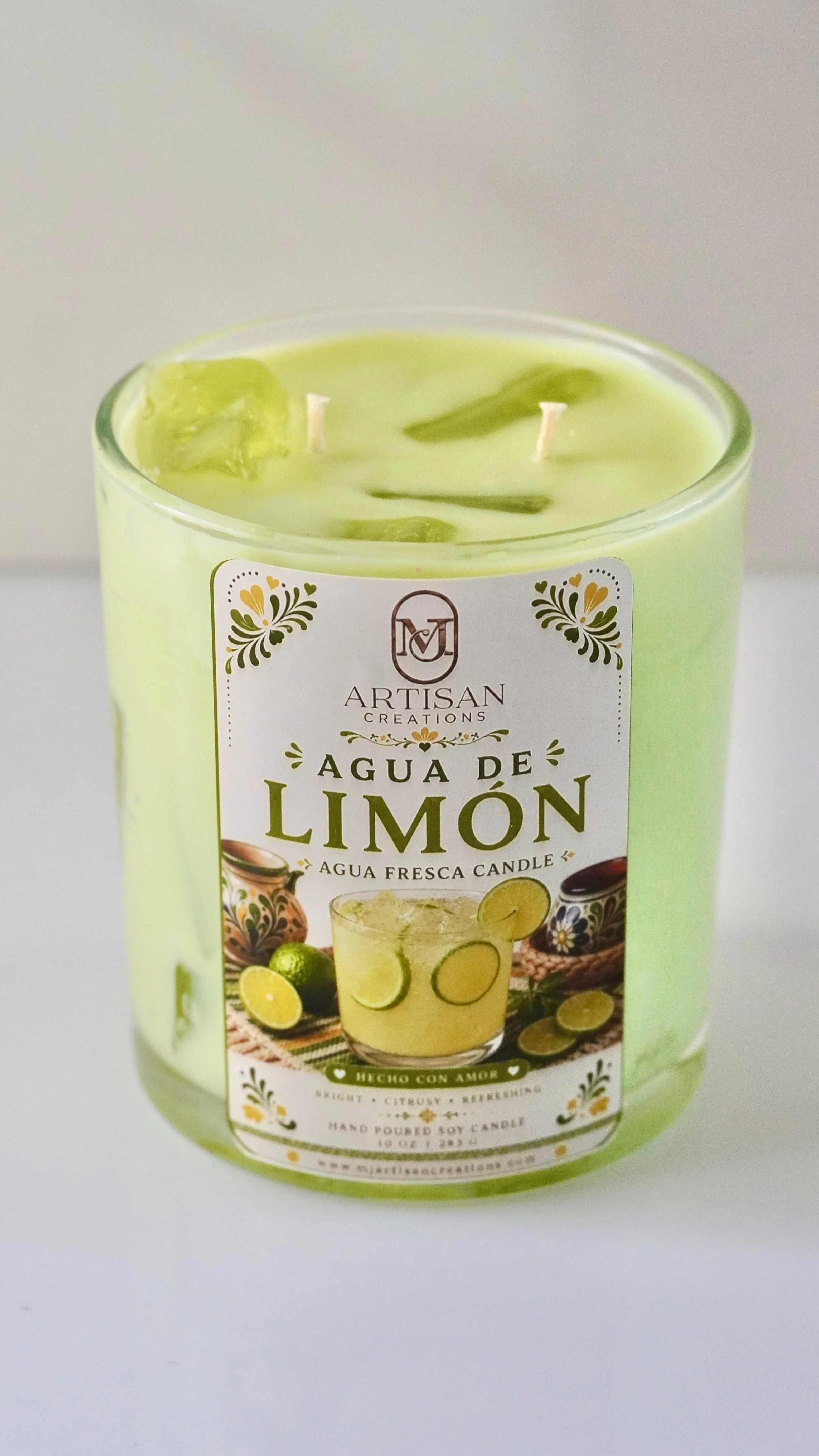 Agua de Limon Candle 10oz - Image 3