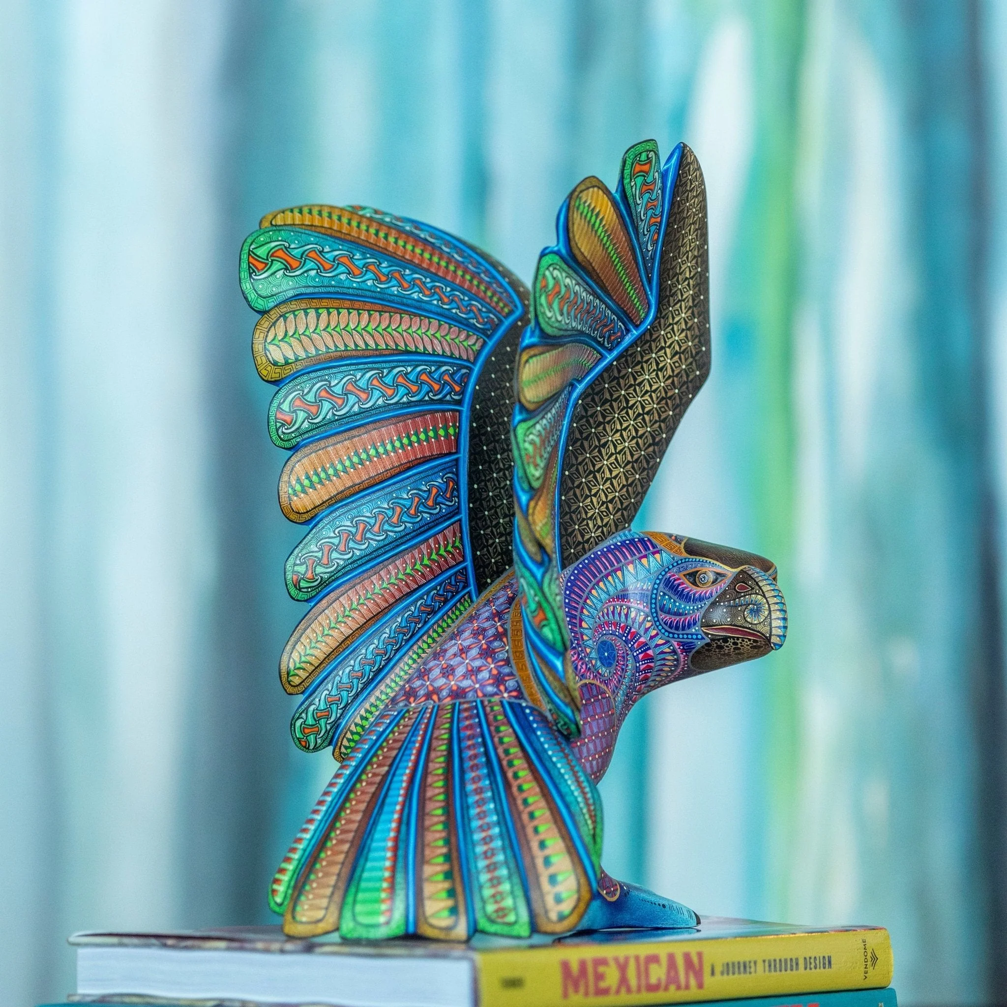 Alebrije Águila Real Hand Painted - Image 12