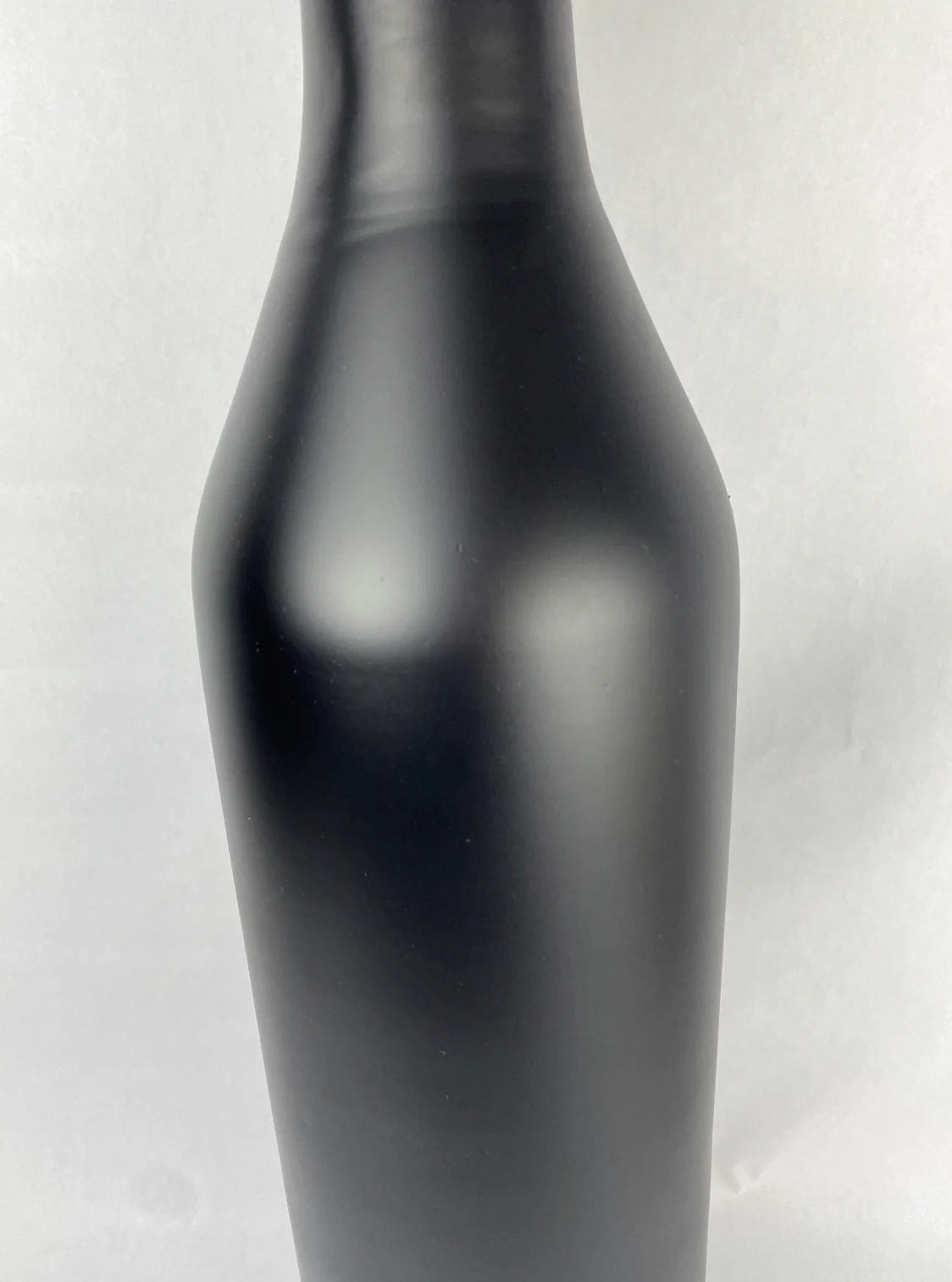 Blown Glass Black Vase - Florero Negro Vidrio Soplado - Image 5
