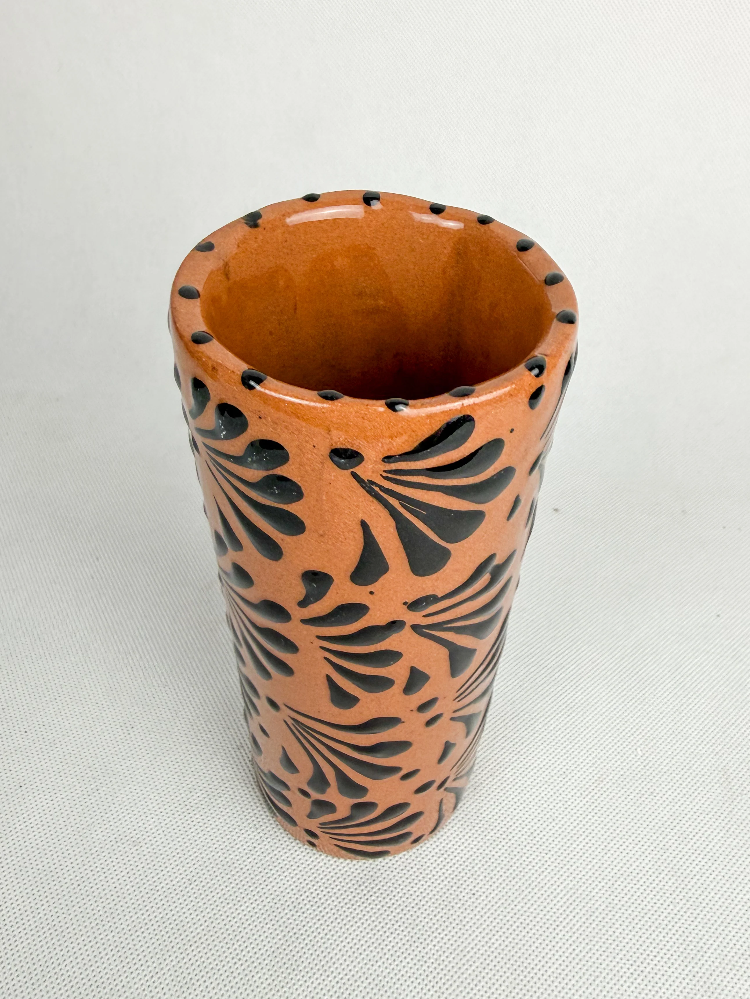 Talavera Style Pitcher Set 7pc Pink Brown White - Juego Jarra - Image 4