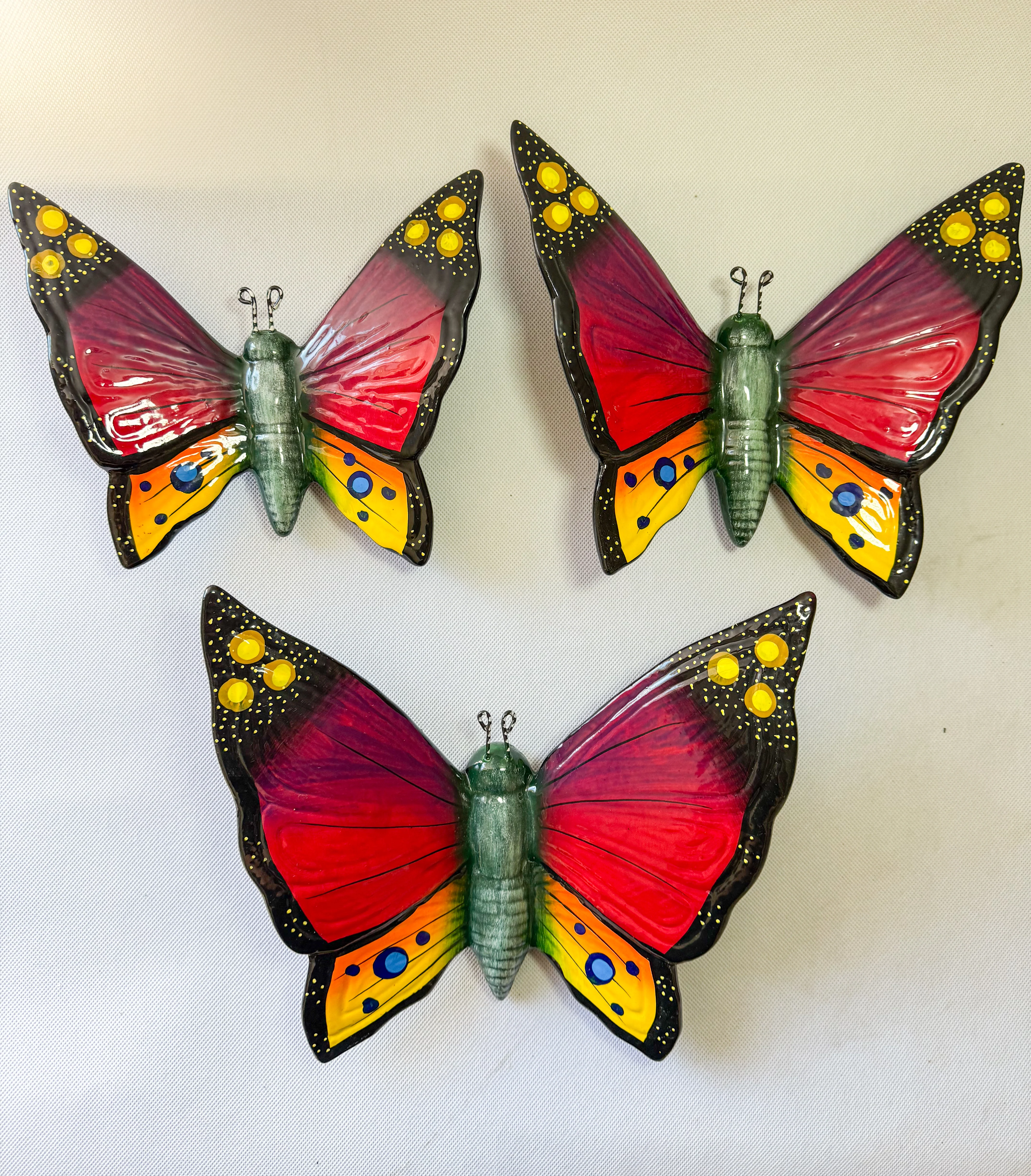 Mexican Wall Art Butterflies 3pc - Mariposas Pared Juego - Image 3