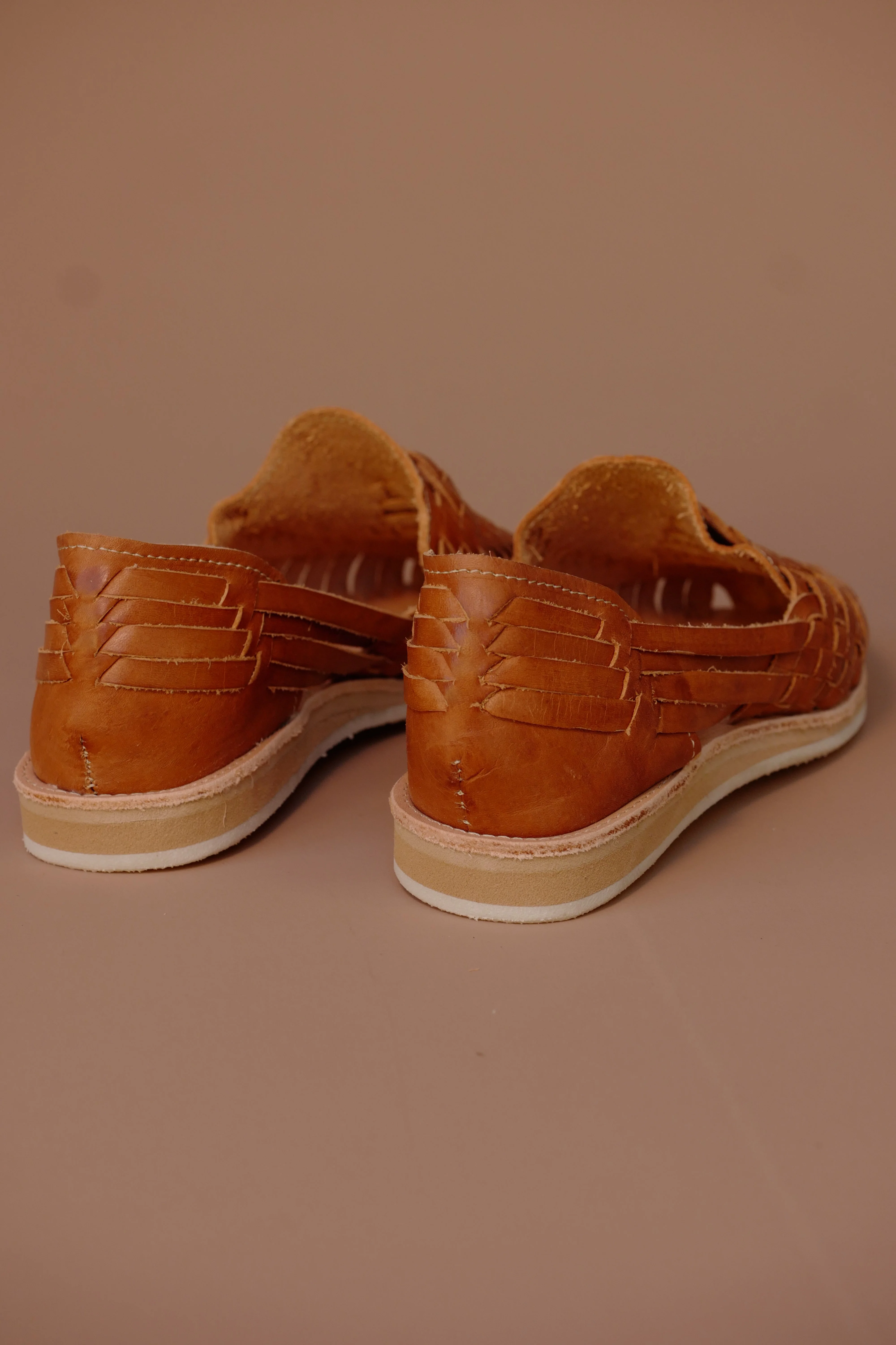 CAMEL LEATHER HUARACHE - Image 5