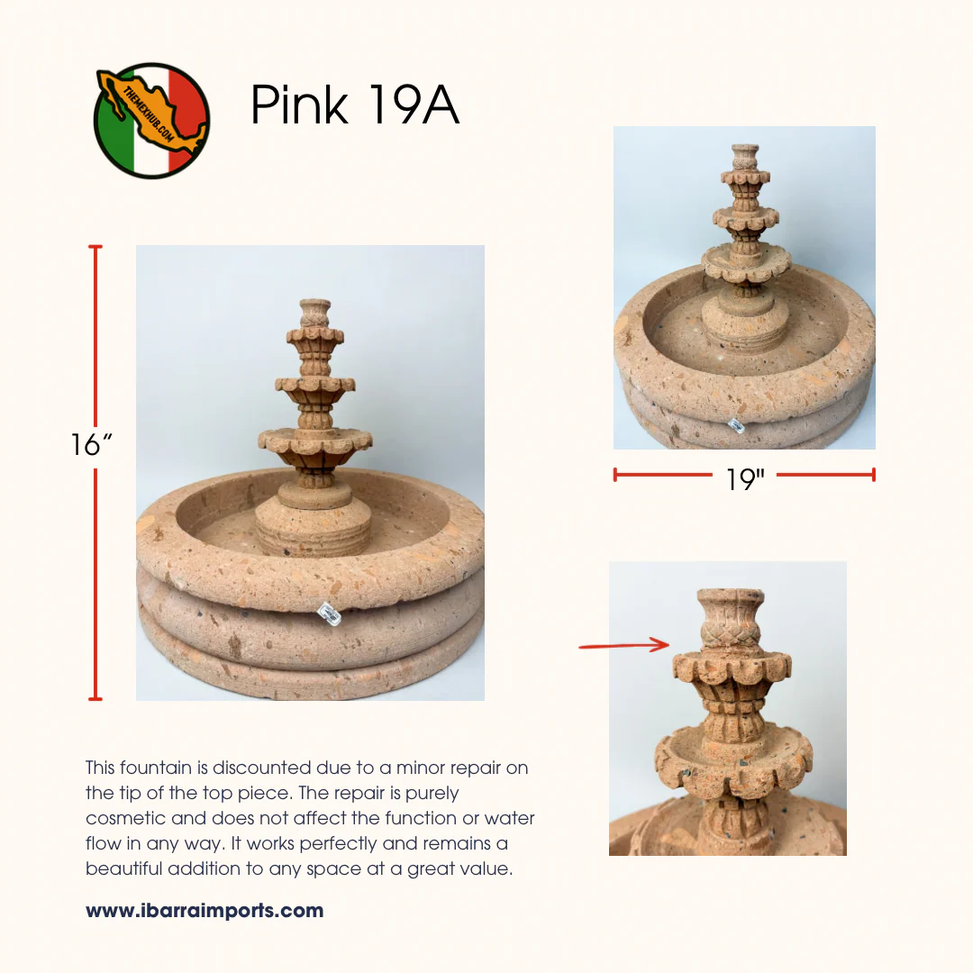 Sandstone Water Fountain Tier Outdoor DISCOUNTED - Image 12