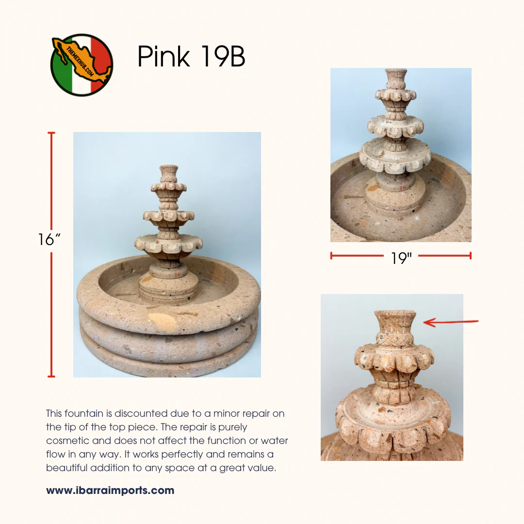Sandstone Water Fountain Tier Outdoor DISCOUNTED - Image 14
