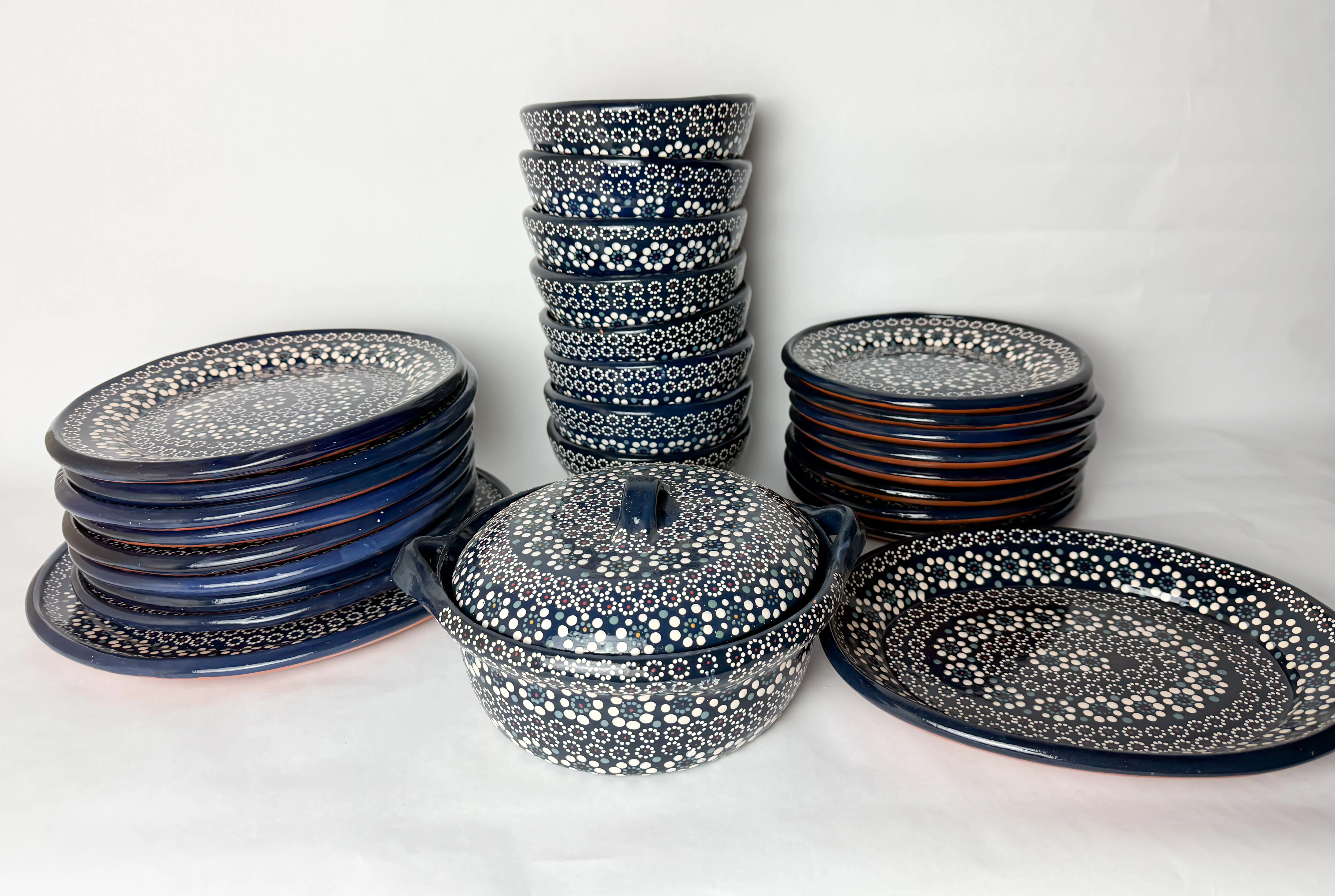 Capulineado Clay Pottery Dinnerware Set - Vajilla de Barro Capula - Image 3