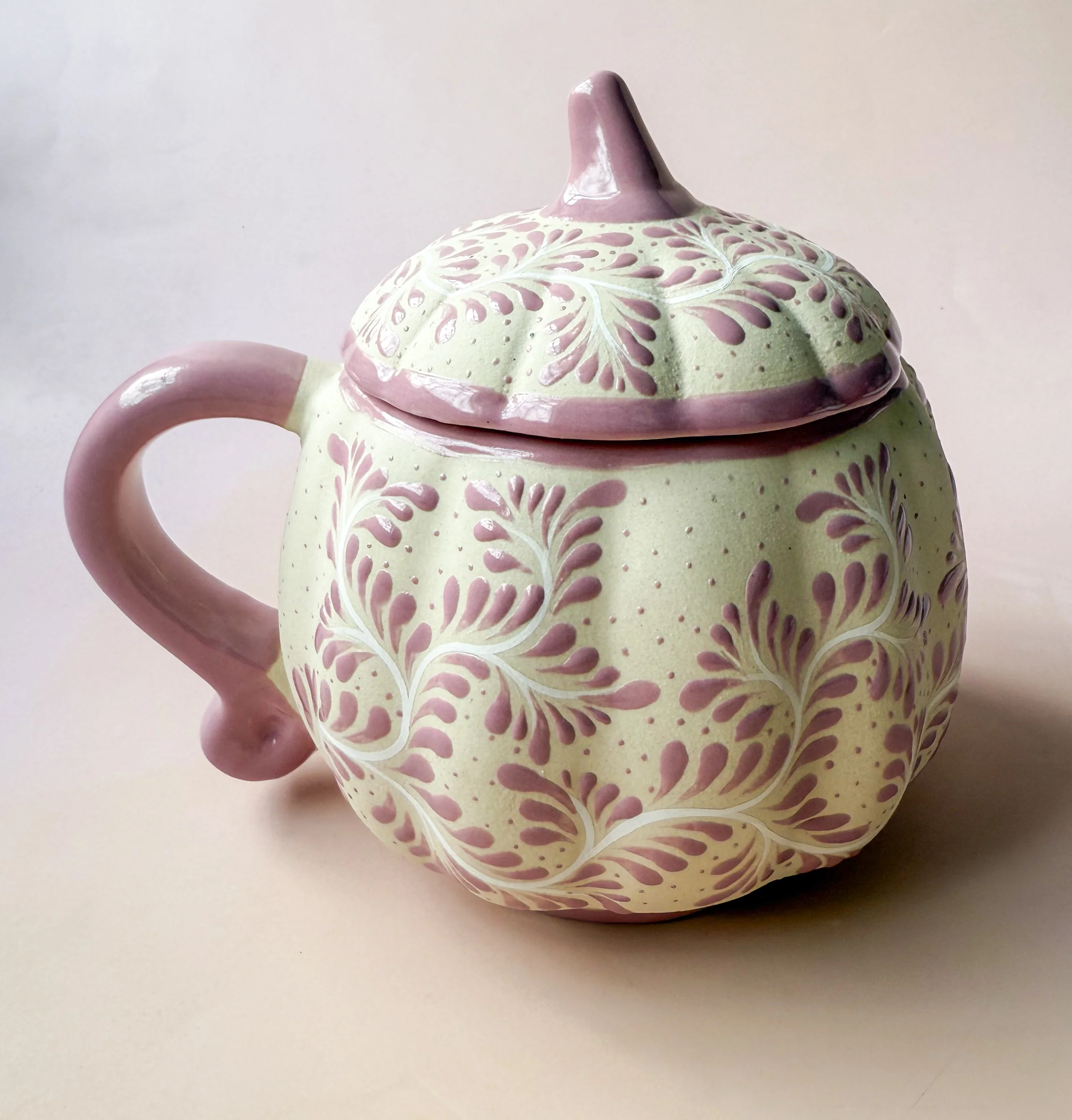 Ceramic Pumpkin Mug Taza Calabaza Ceramica
