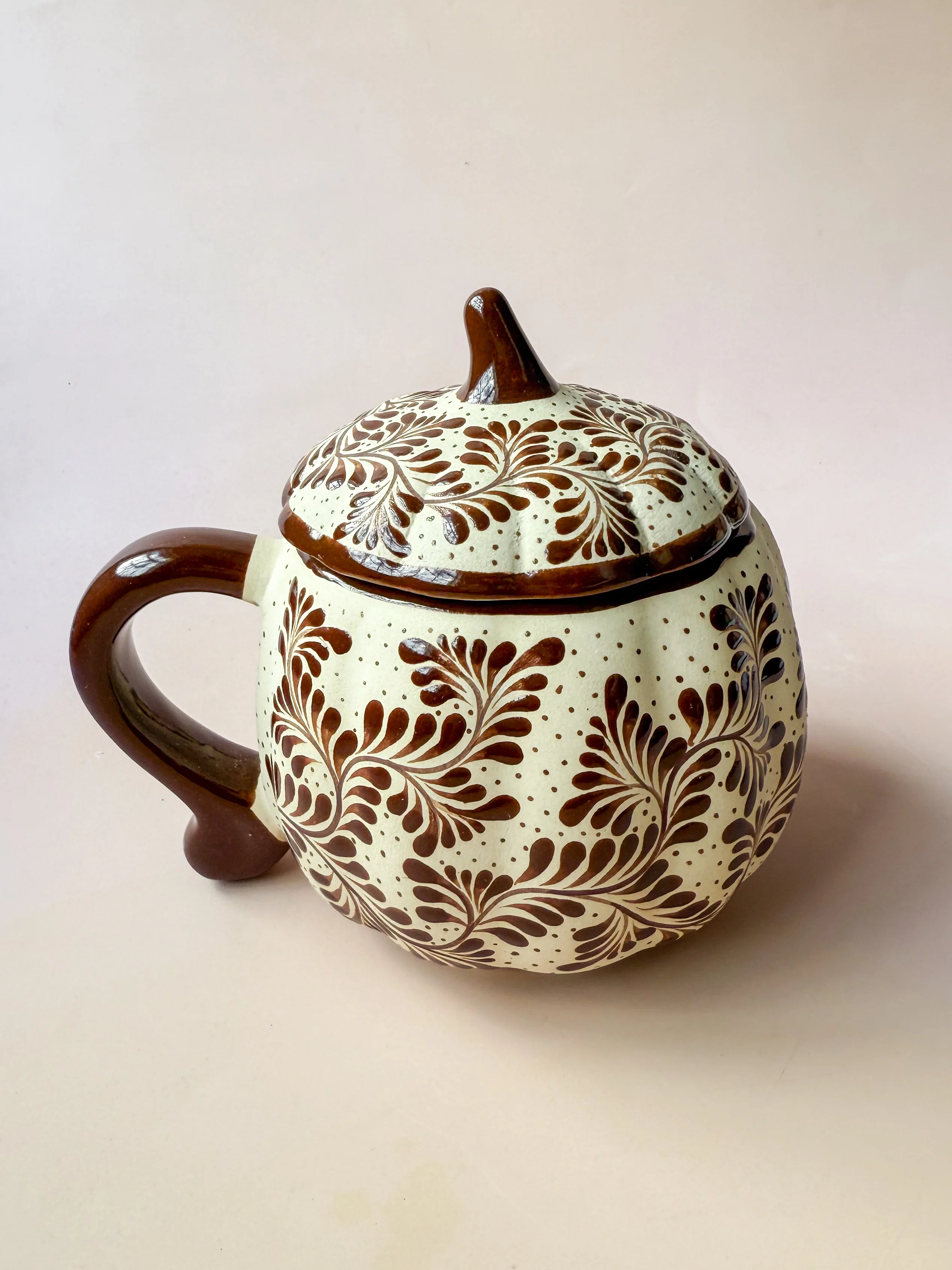 Ceramic Pumpkin Mug Taza Calabaza Ceramica - Image 3