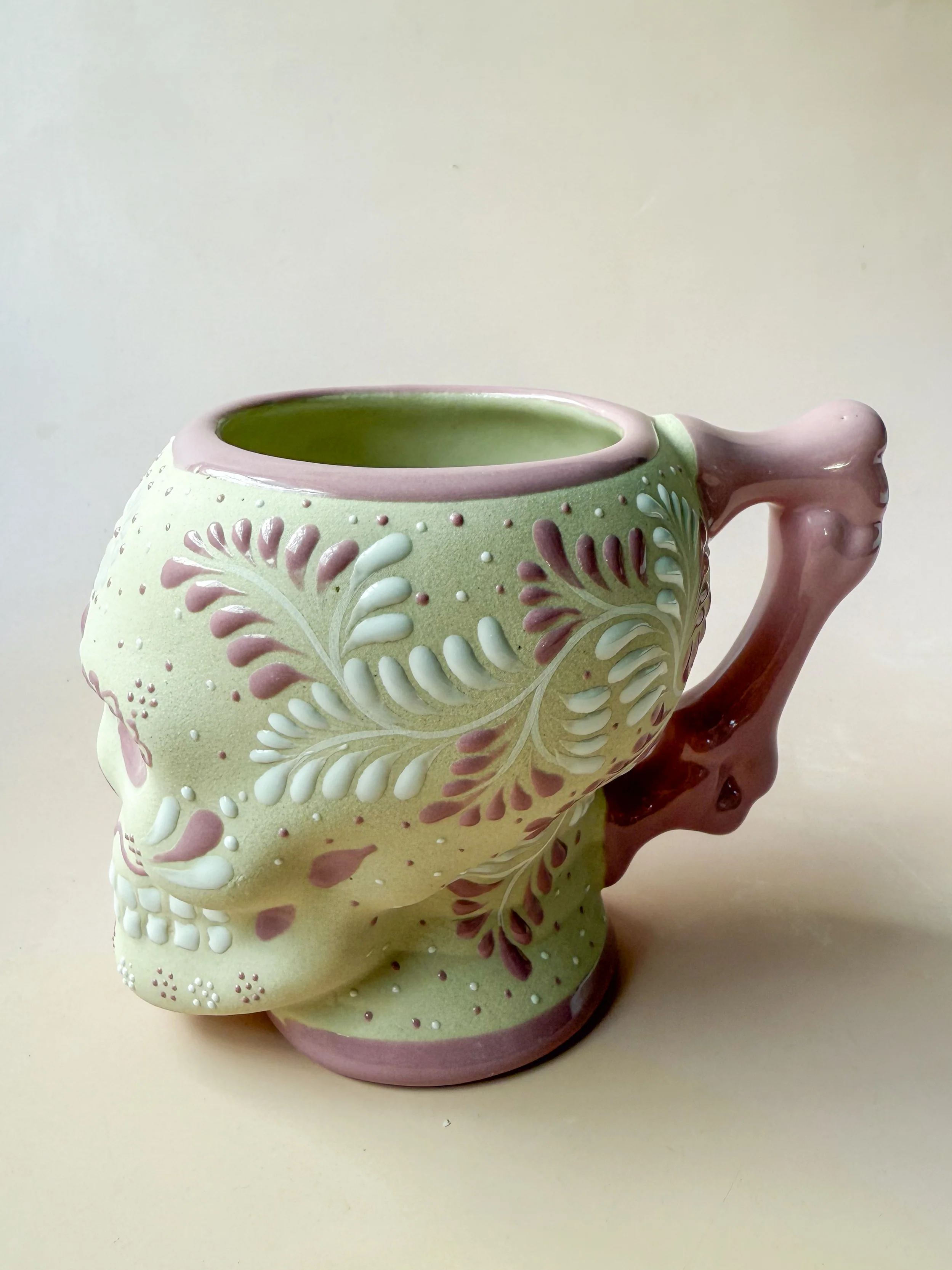 Ceramic Skull Mug Taza Calabera Ceramica - Image 8