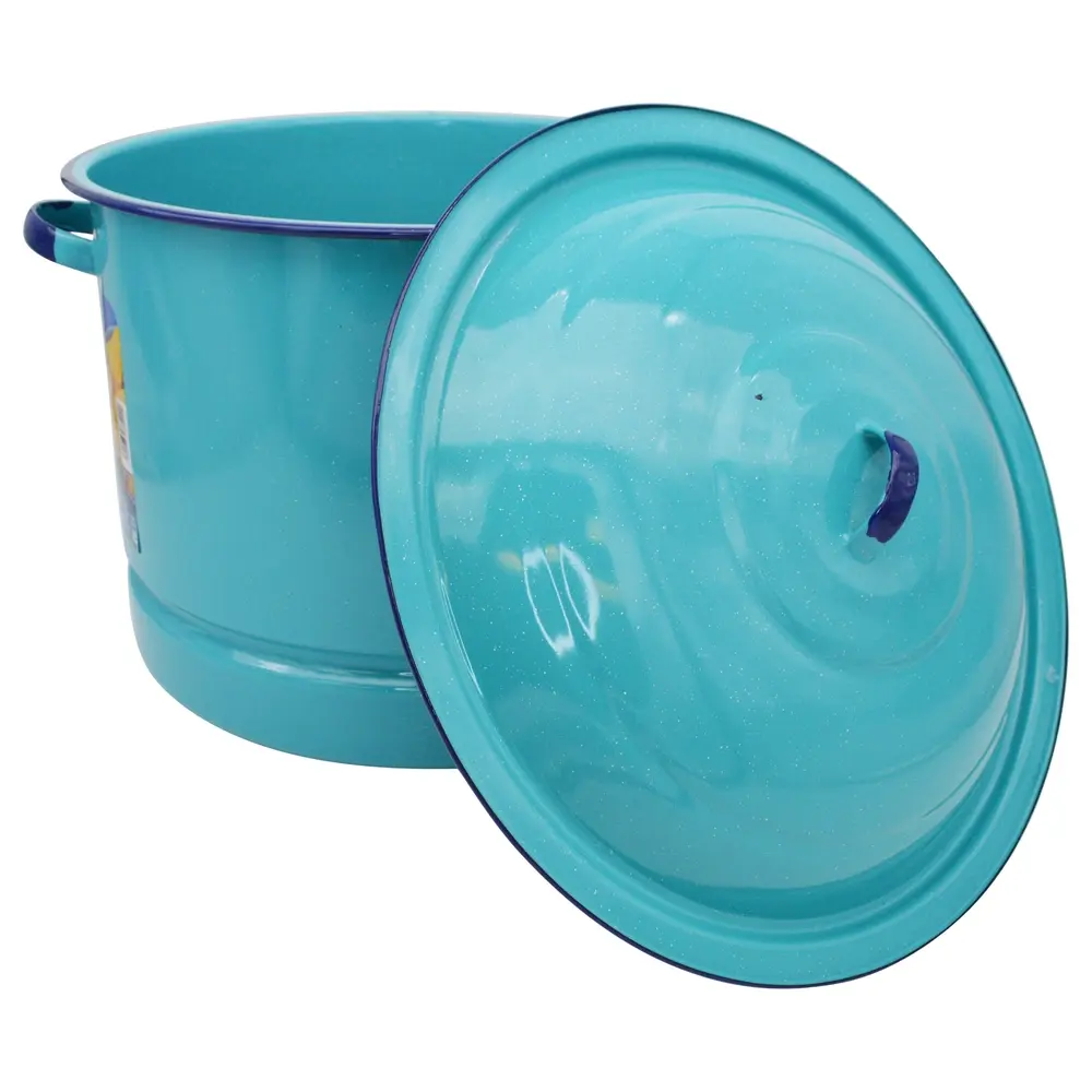 Cinsa Steamer Pot Turquoise 34 qrt - Image 3