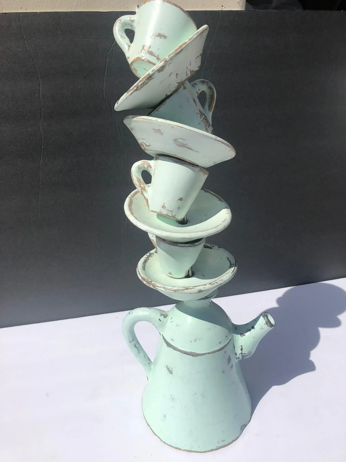 Farmhouse Coffee Decor - Decoracion Tetera de Barro - Image 2