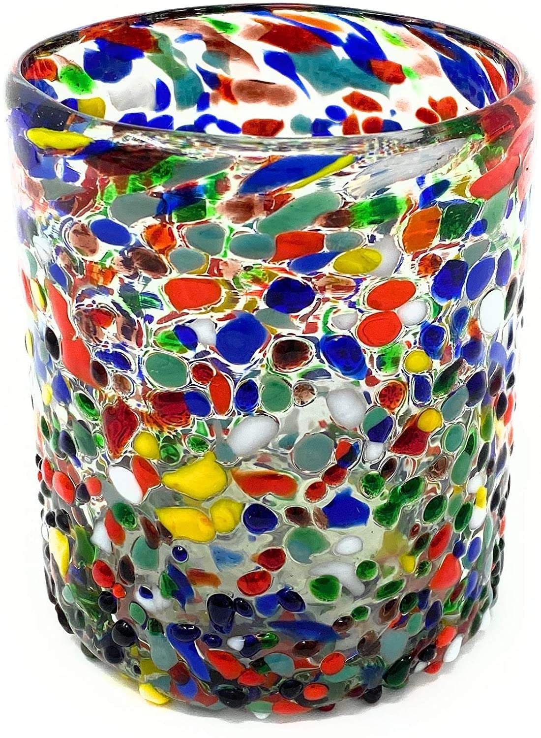 Confetti Rock Tumbler Glasses - Set of 6 (10 oz each) - Image 5