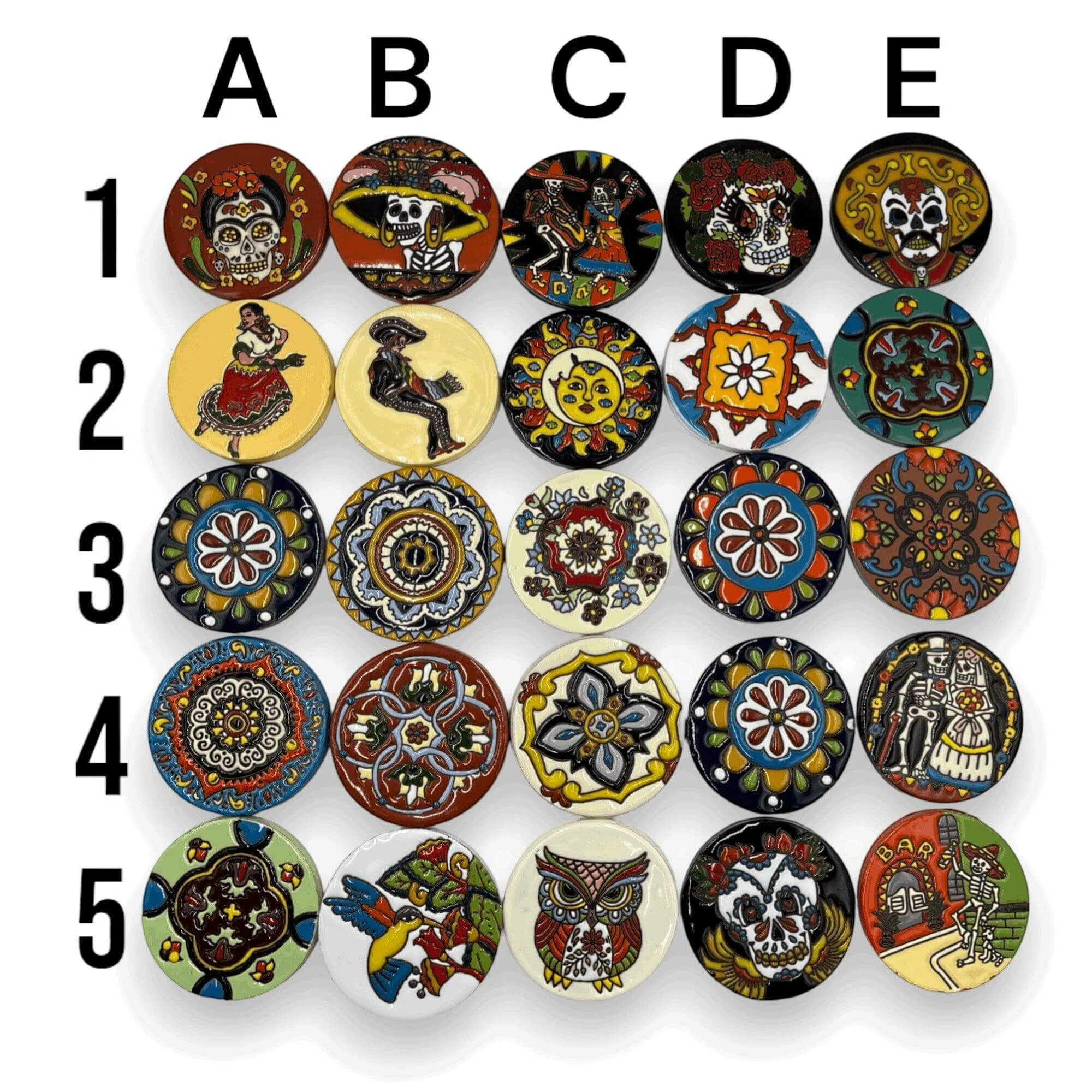 Custom Talavera Coaster | Hand-Painted Mexican Tile Drink Pads - Image 2