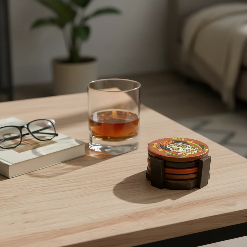 Custom Talavera Coaster | Hand-Painted Mexican Tile Drink Pads - Image 5