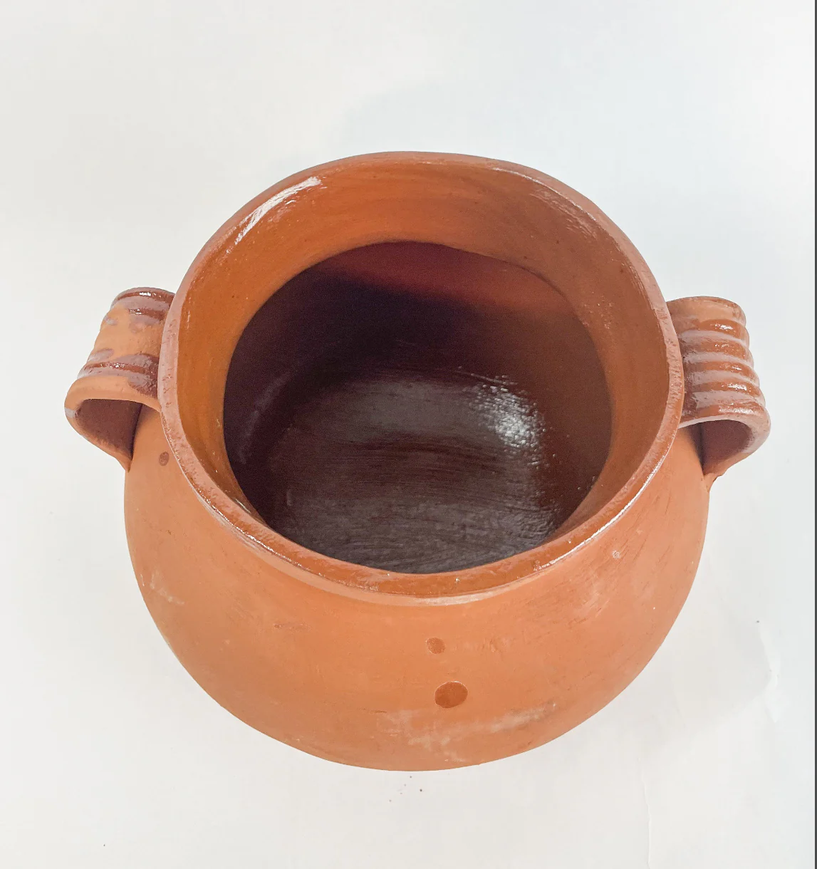 Decorative Clay Pot Mexican Vase Round - Image 4