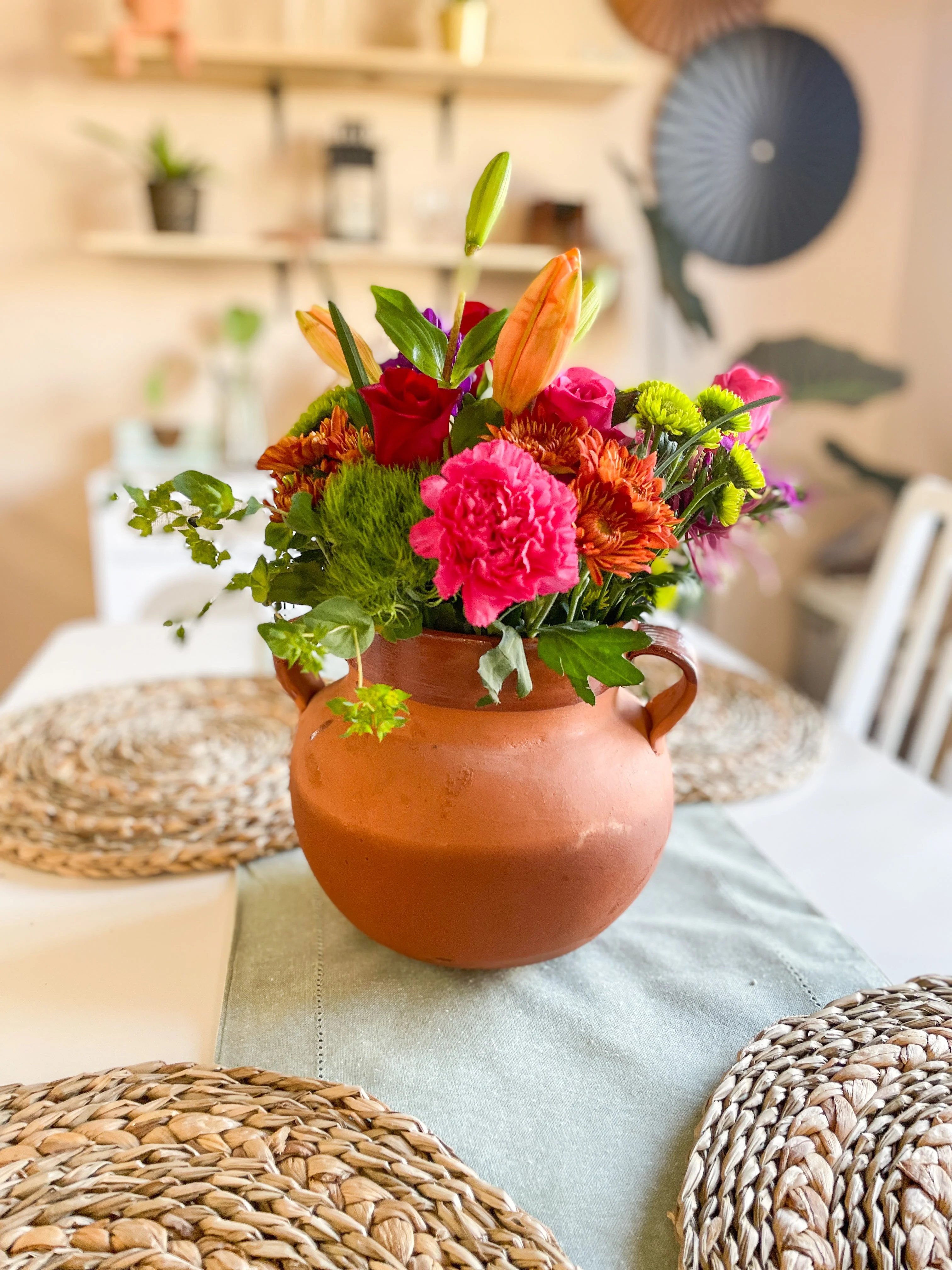 Decorative Clay Pot Set of 8 Mexican Vase Wholesale