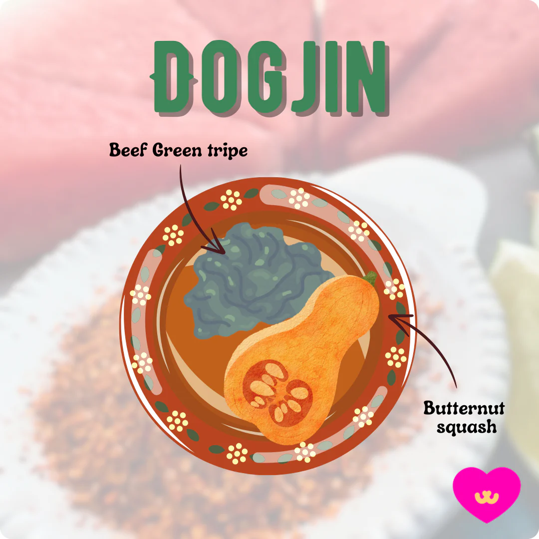 Dogjin Beef Green Tripe Butternut Squash Digestive Treat Inspired by Tajín - Image 3