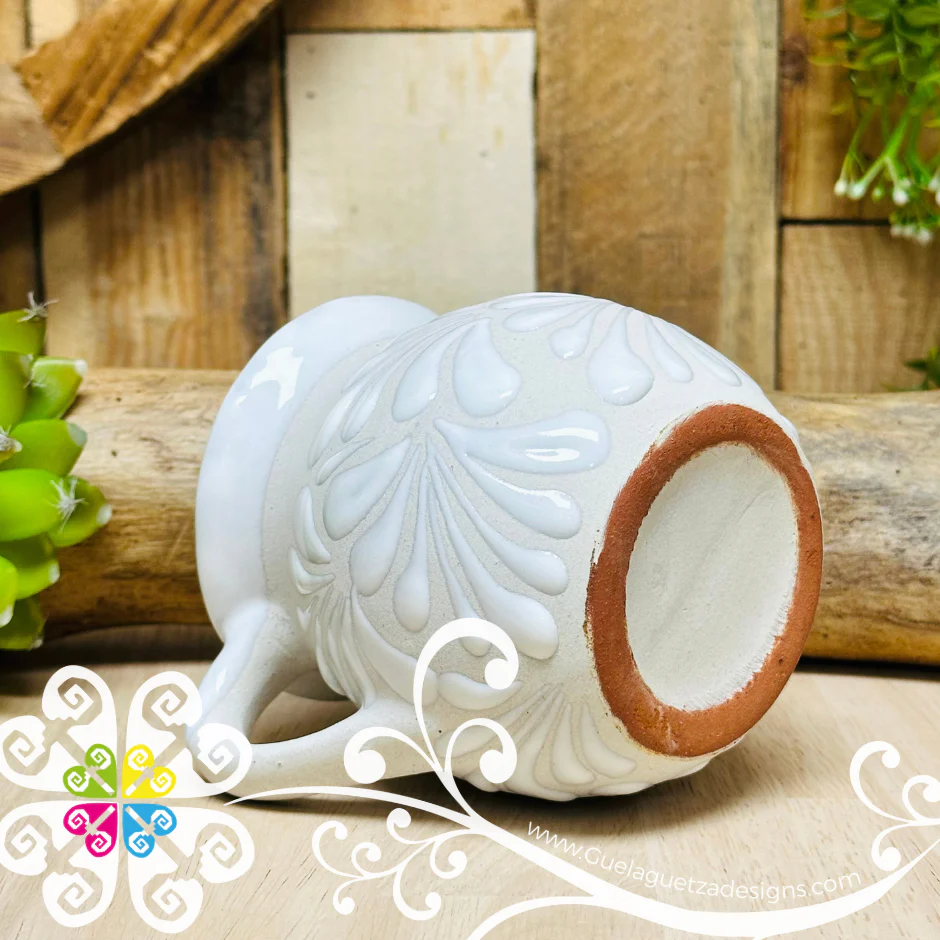 Engobe/White Espiga Pato Pitcher Set - 4 Mugs - Image 11