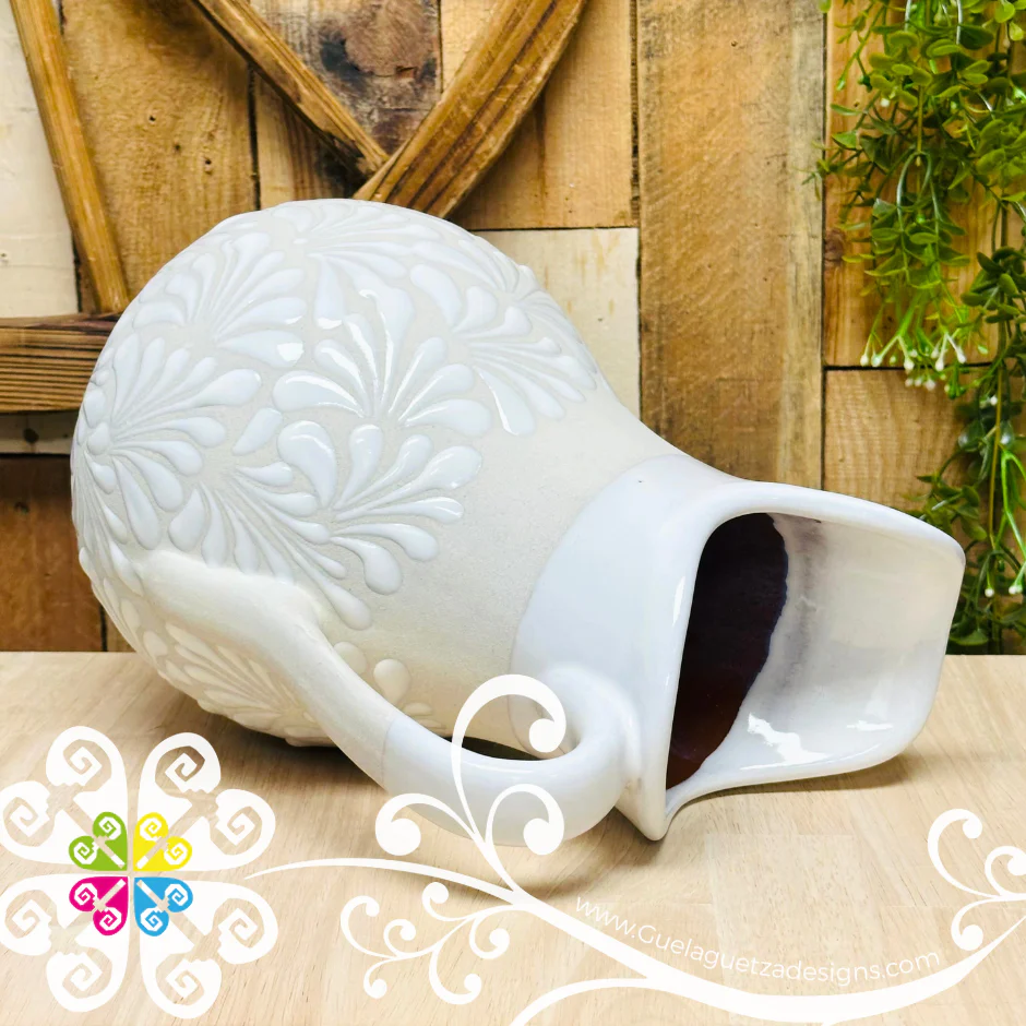 Engobe/White Espiga Pato Pitcher Set - 4 Mugs - Image 4