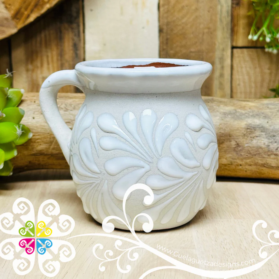 Engobe/White Espiga Pato Pitcher Set - 4 Mugs - Image 9