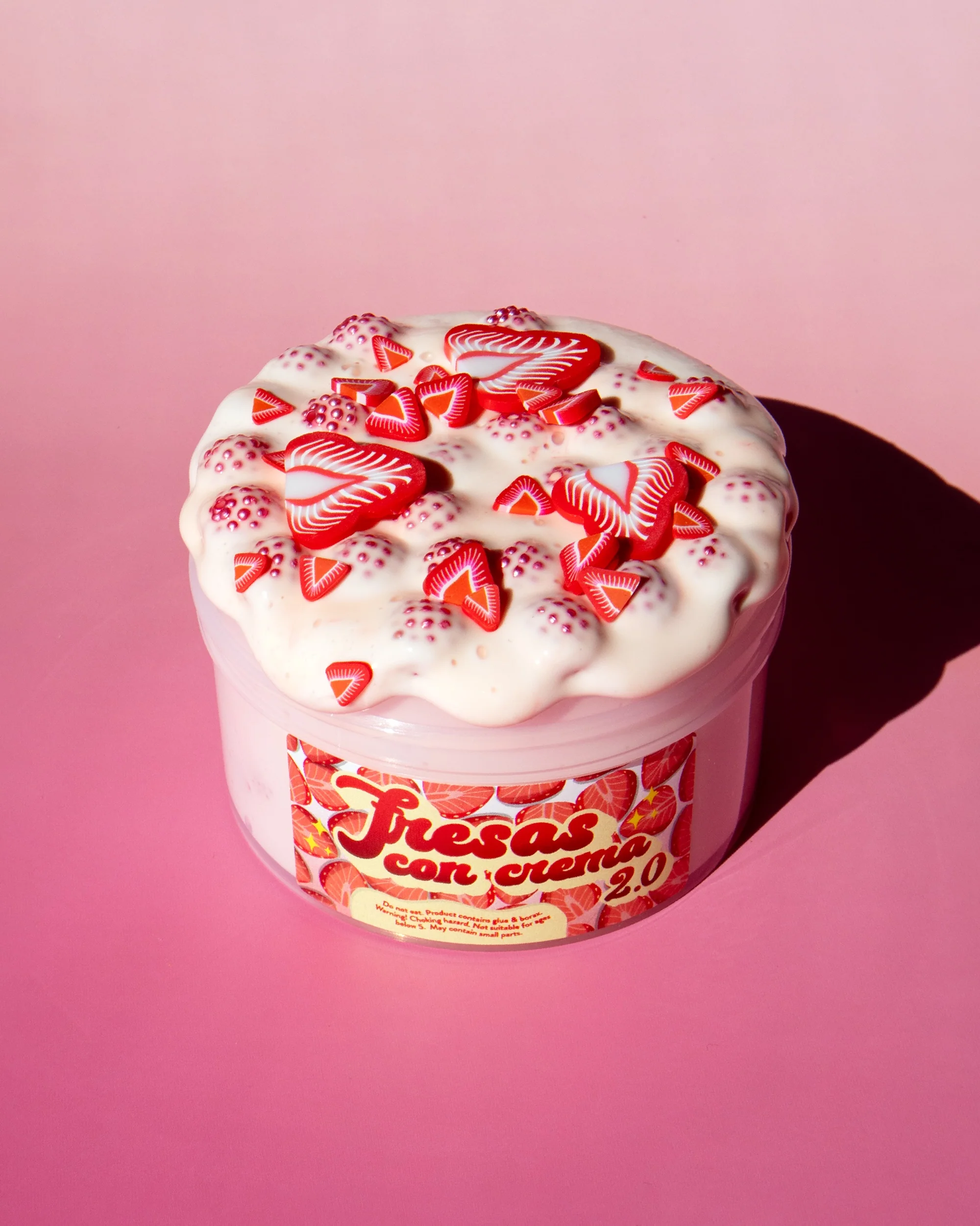 Fresas Con Crema Inspired Slime - Fresas con Crema Slime - Image 4