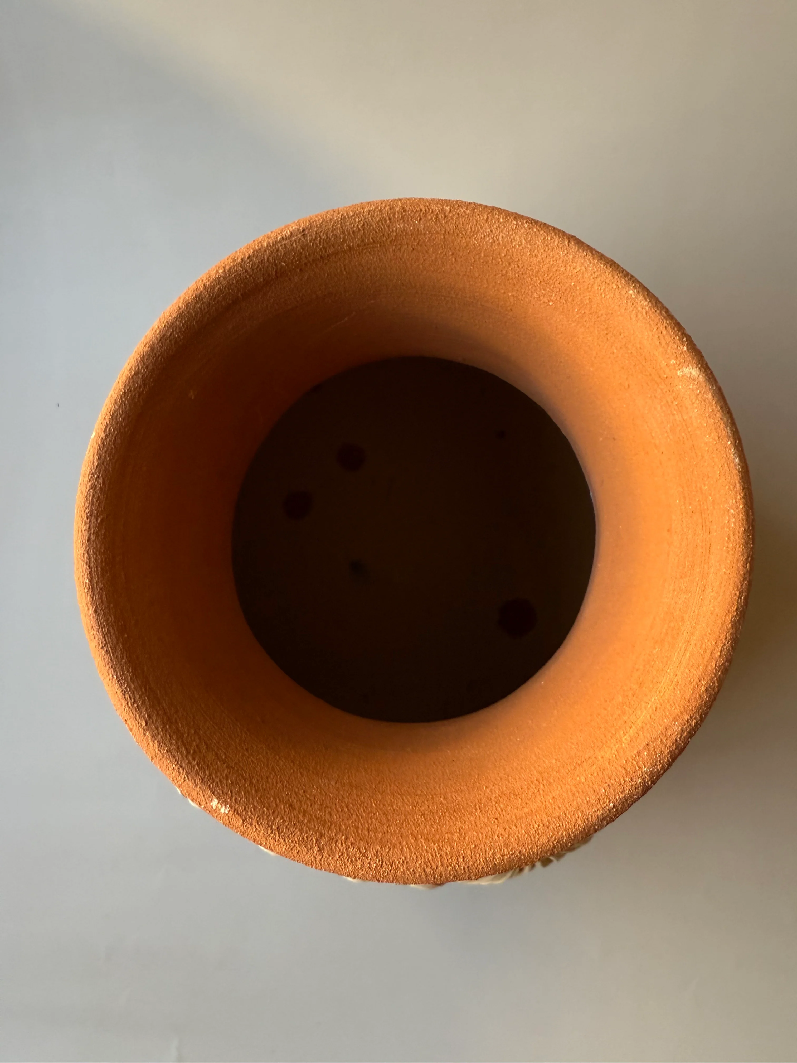 Gaytan Round Embroidered Mexican Flower Vase Mexican Modern Flower Vase Barro Bordado Florero - Image 10