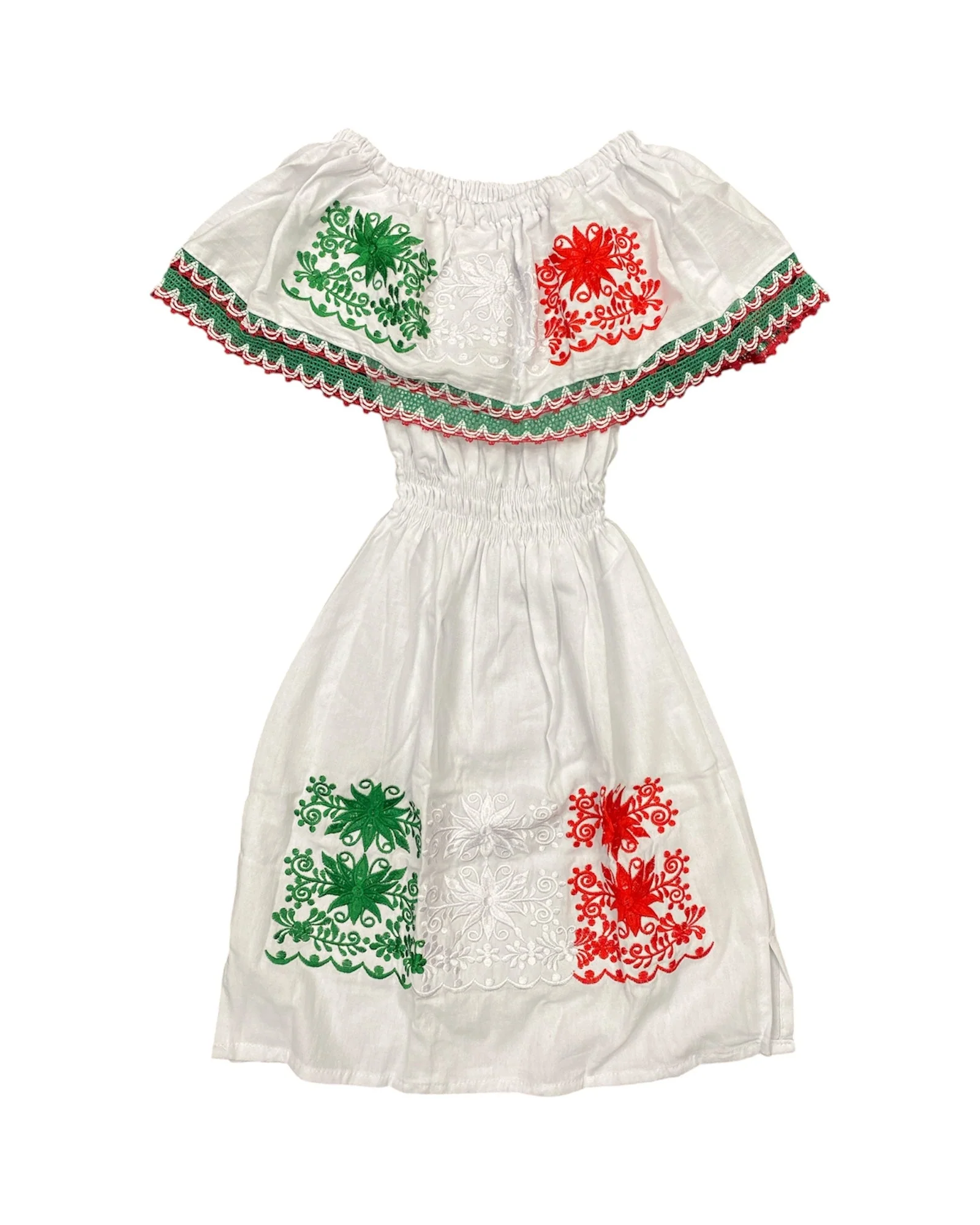 Girls Margarita Dress Black Tricolor - Vestido Nina Bandera Mexicana - Image 3