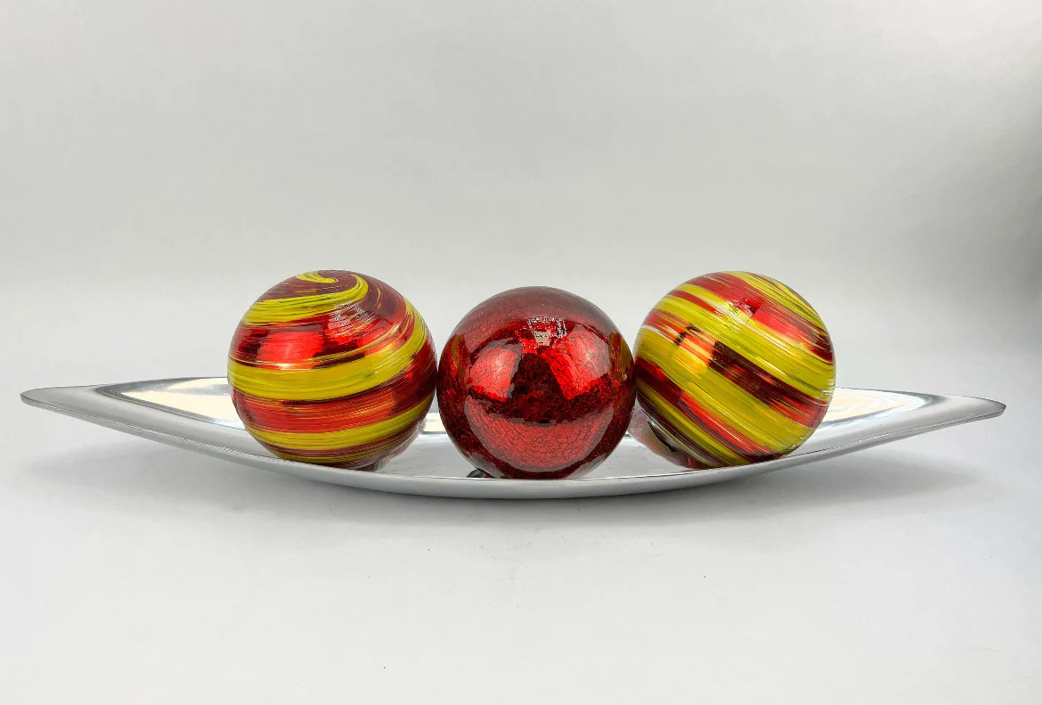 Handblown Balls Blown Glass Balls Decorative Spheres Glass Wall Decor - Image 11