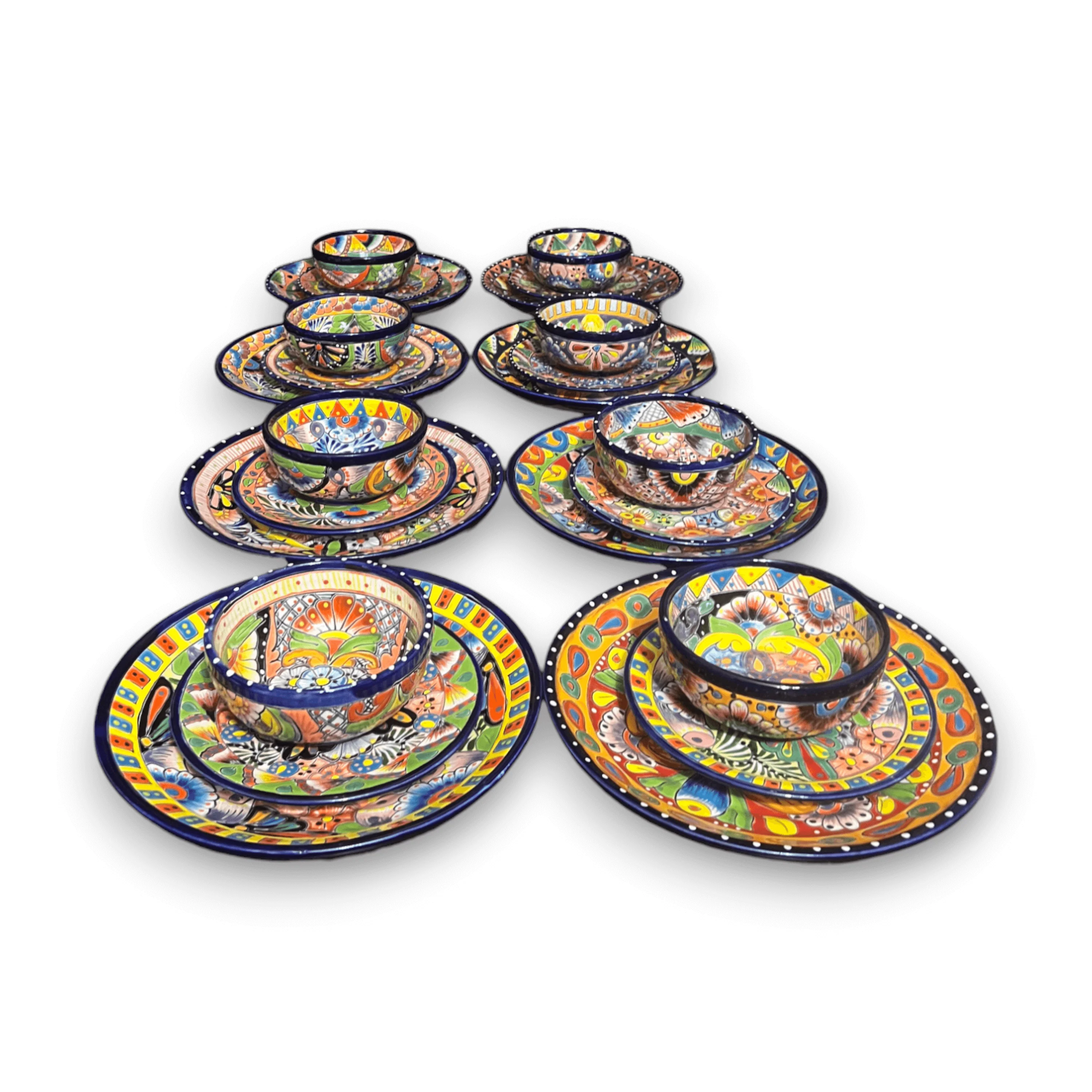 Talavera Dinnerware Set 32-Piece for 8- Juego de Platos - Image 4