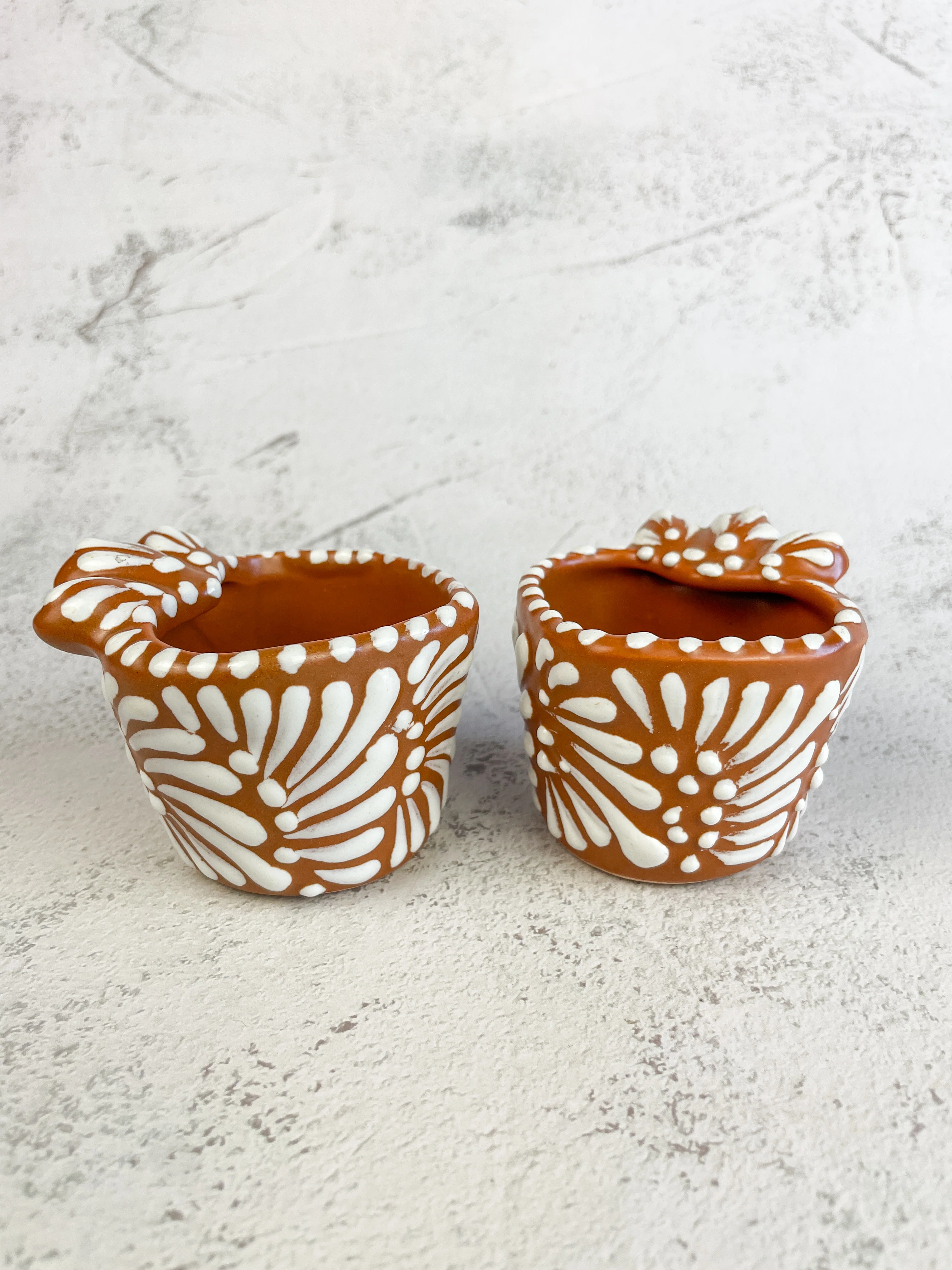 Heart Shaped Talavera Tequila Shot Glass 2Pc - Image 3