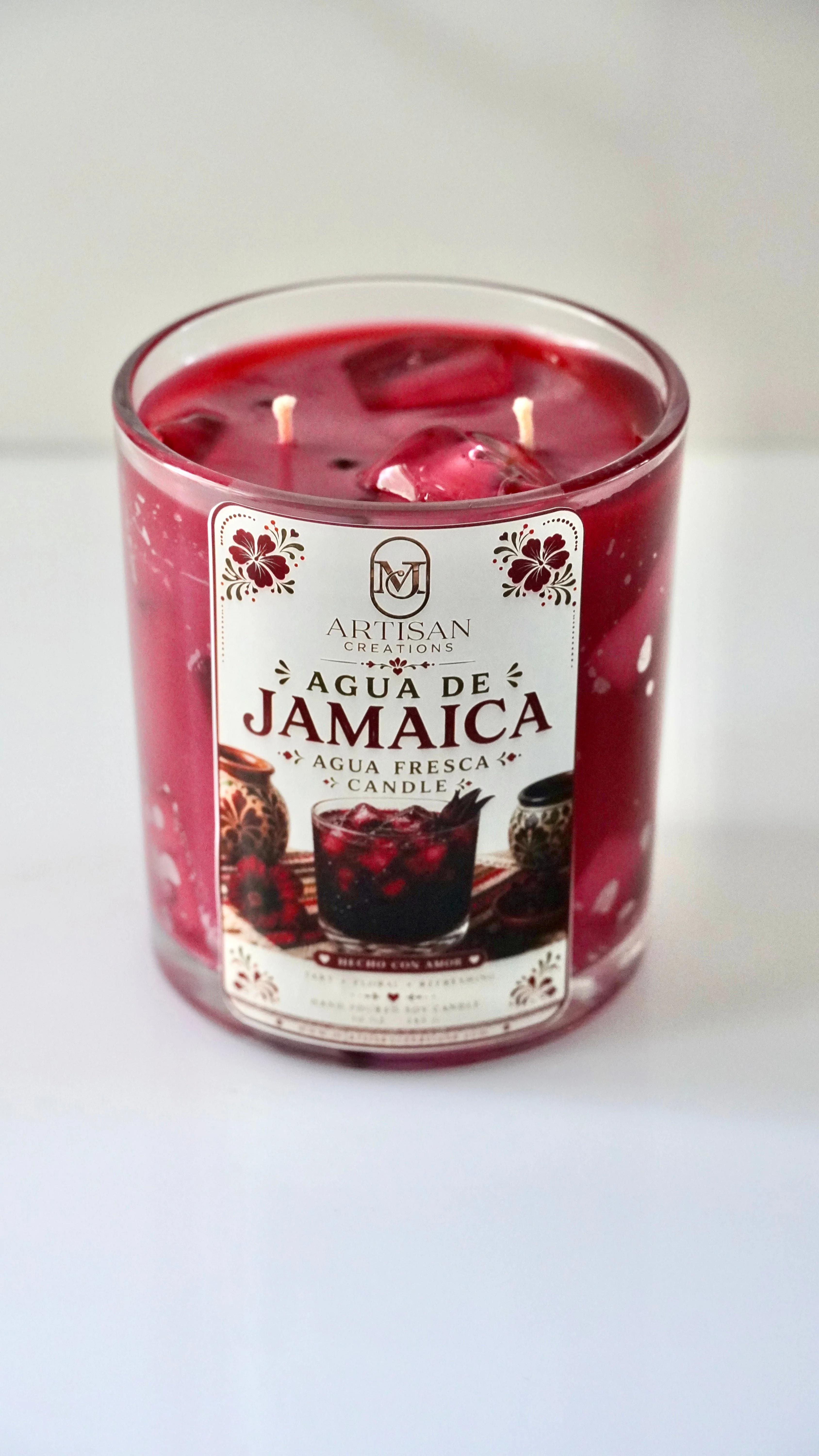 Jamaica Agua Fresca Candle 10oz - Image 2