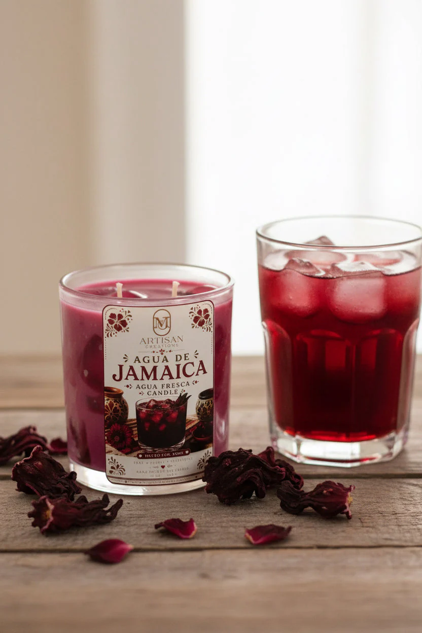 Jamaica Agua Fresca Candle 10oz - Image 4