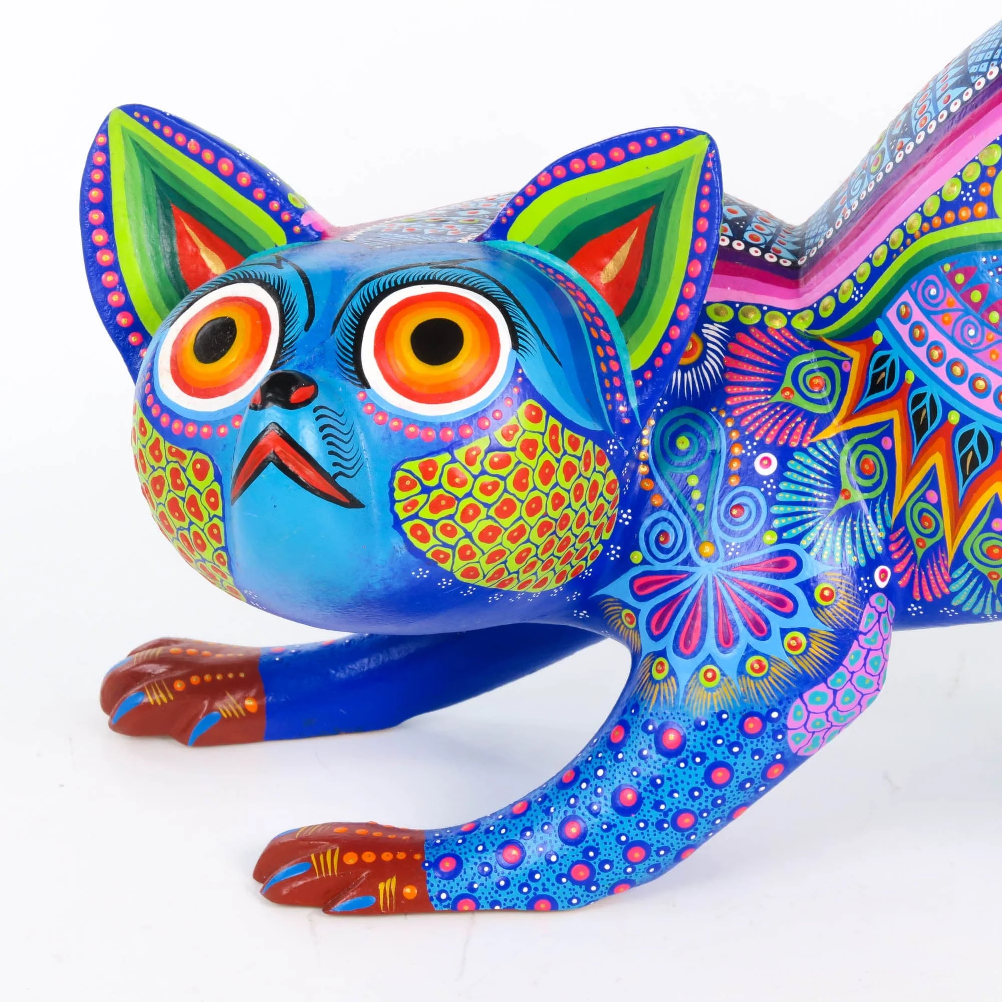 Large Lemur - Oaxacan Alebrije Wood Carving - Image 10