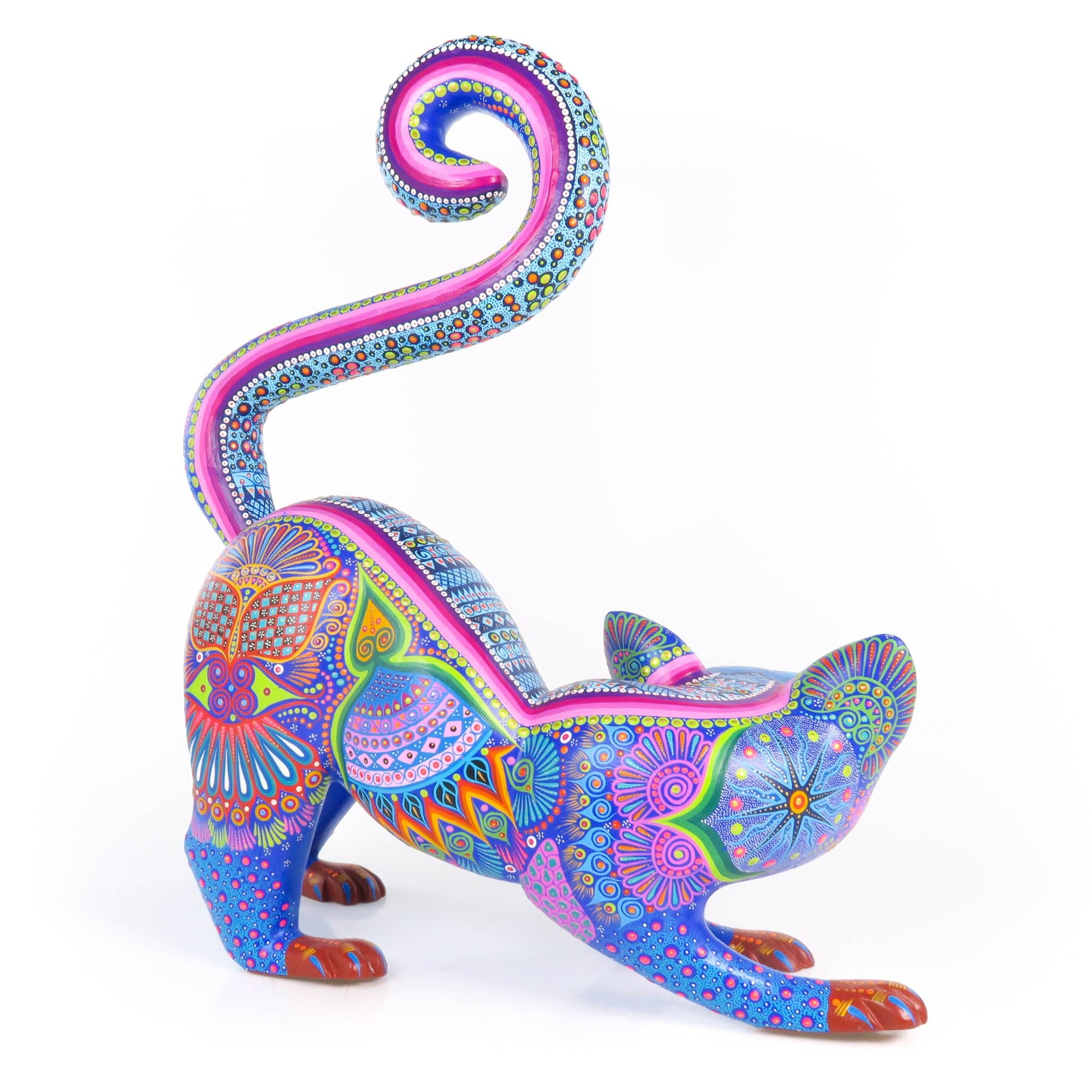 Large Lemur - Oaxacan Alebrije Wood Carving - Image 5