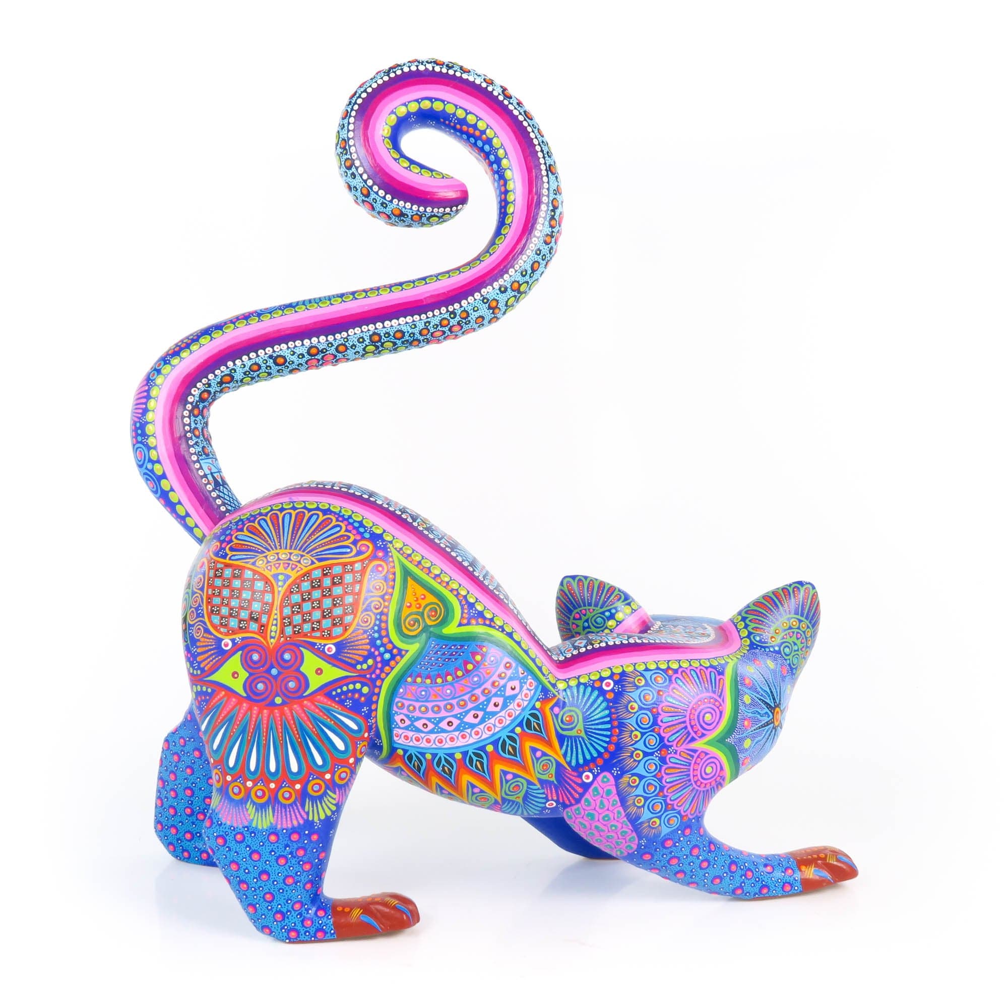 Large Lemur - Oaxacan Alebrije Wood Carving - Image 6