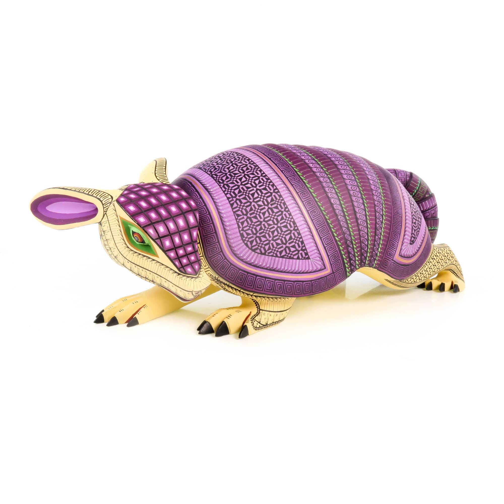 Large Masterpiece Armadillo - Oaxacan Alebrije Wood Carving - Image 10
