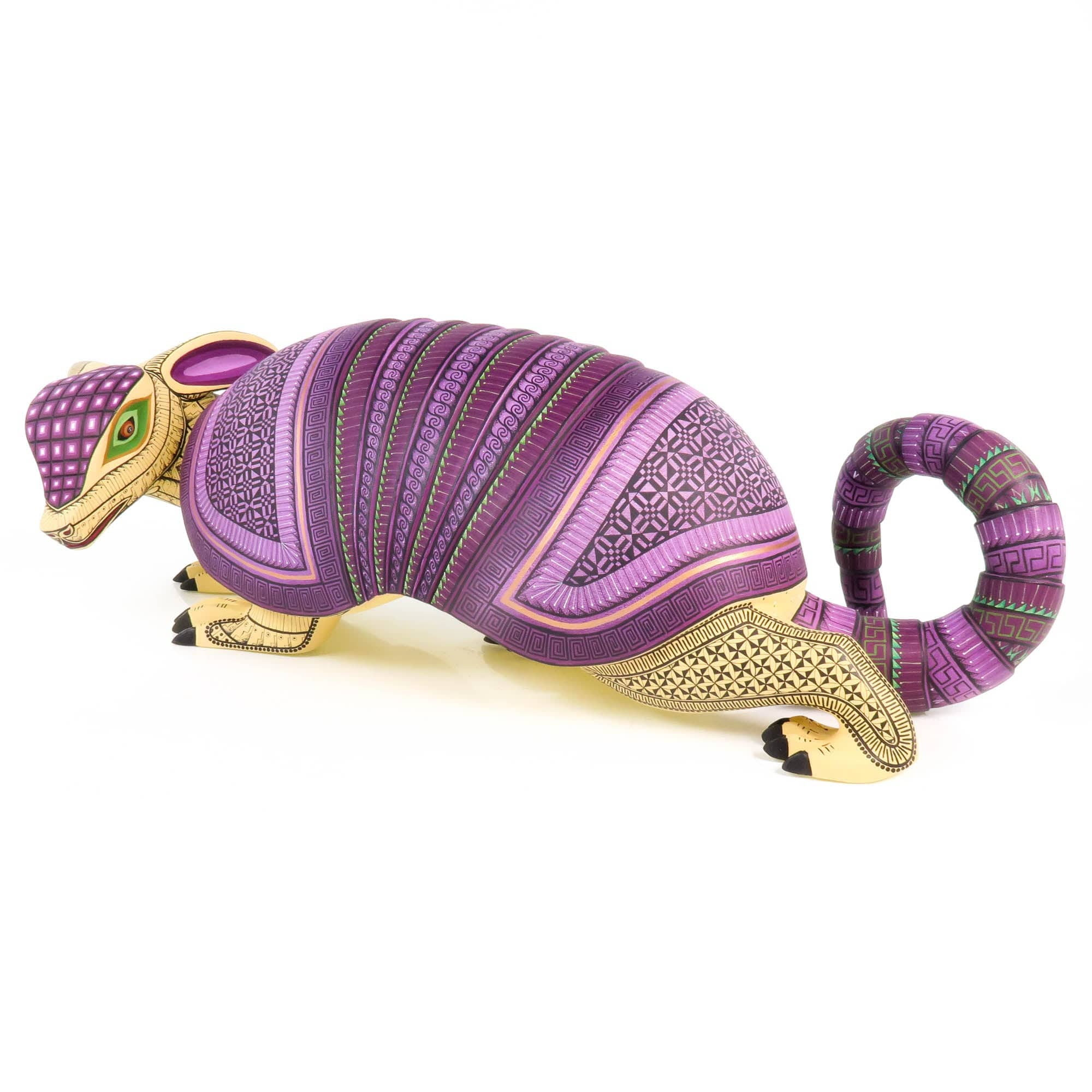 Large Masterpiece Armadillo - Oaxacan Alebrije Wood Carving - Image 2