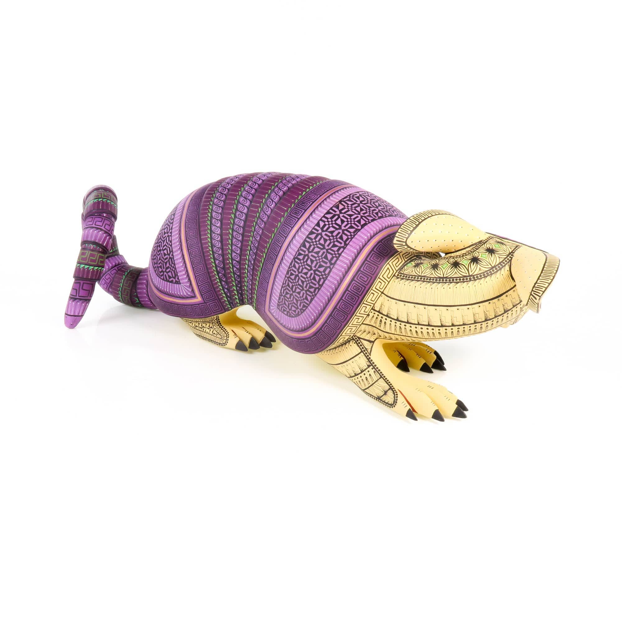 Large Masterpiece Armadillo - Oaxacan Alebrije Wood Carving - Image 8
