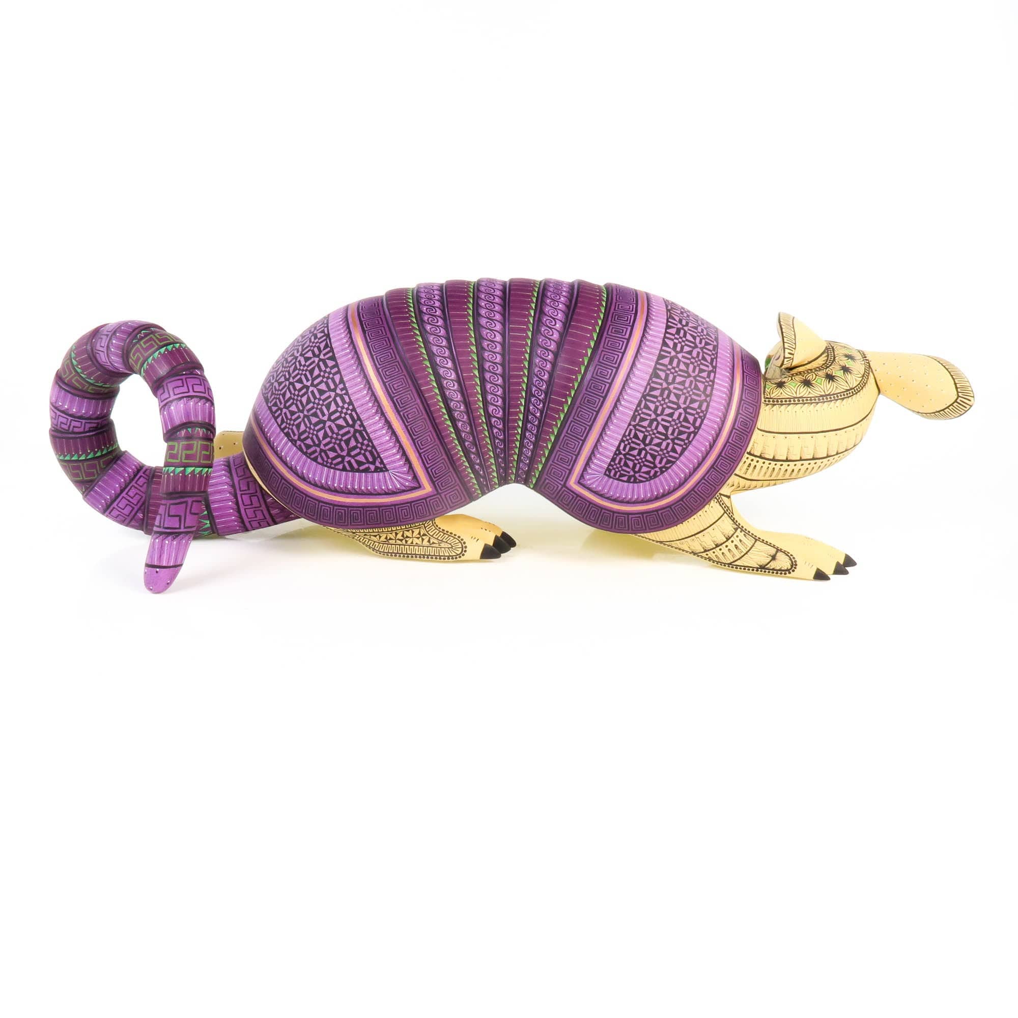 Large Masterpiece Armadillo - Oaxacan Alebrije Wood Carving - Image 9