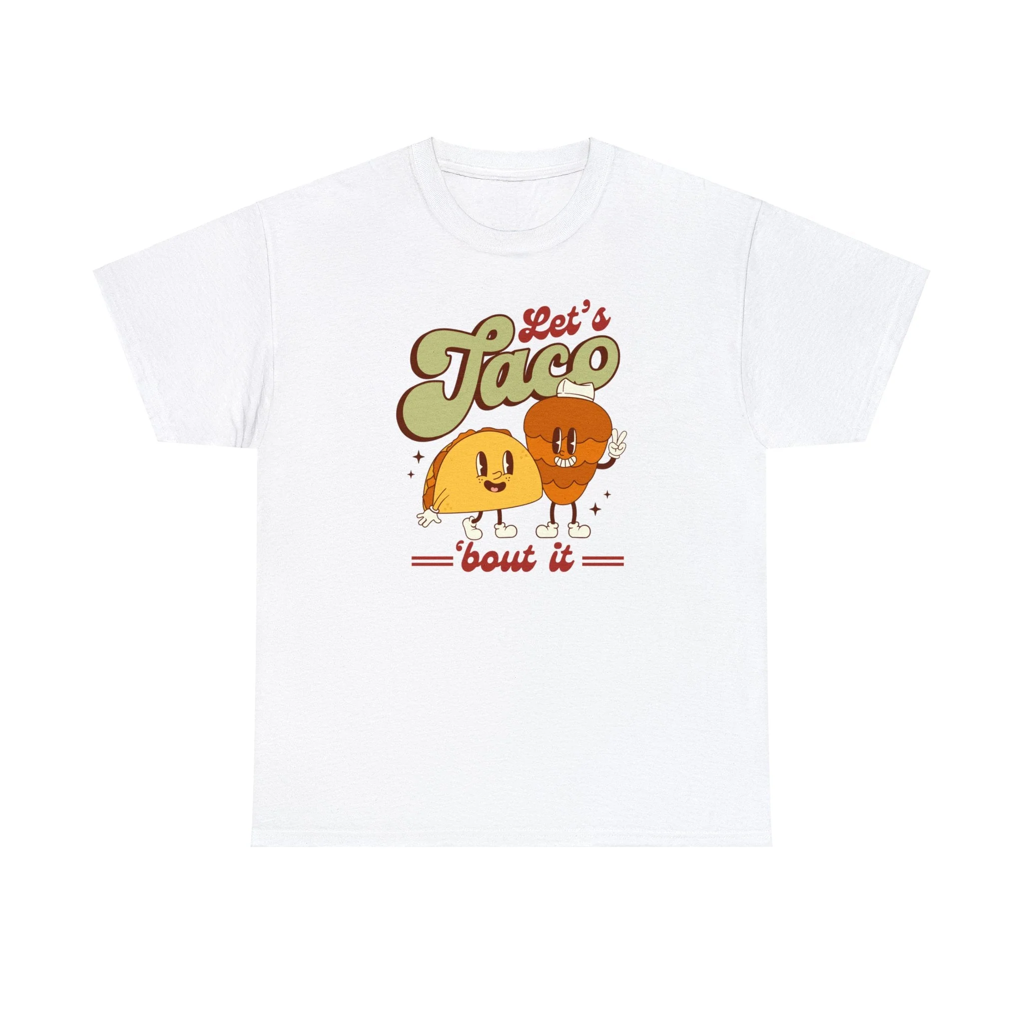Let’s taco about it Unisex Heavy Cotton Tee. Tacos Al pastor shirt for Mexican or taco lover. - Image 15