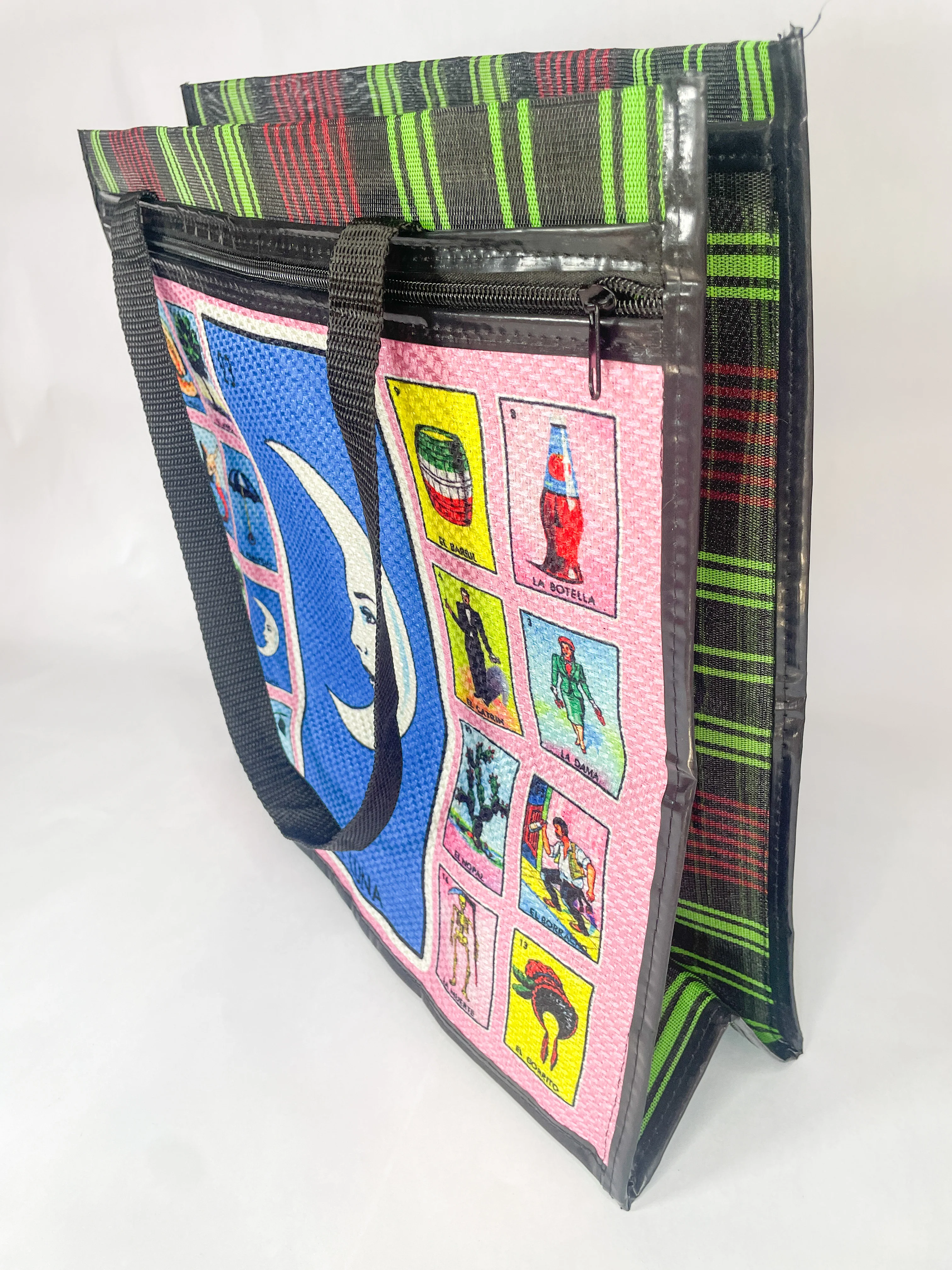 Loteria Mercado Bolsa de Mandado Large 16 in Bag Reusable - Image 3