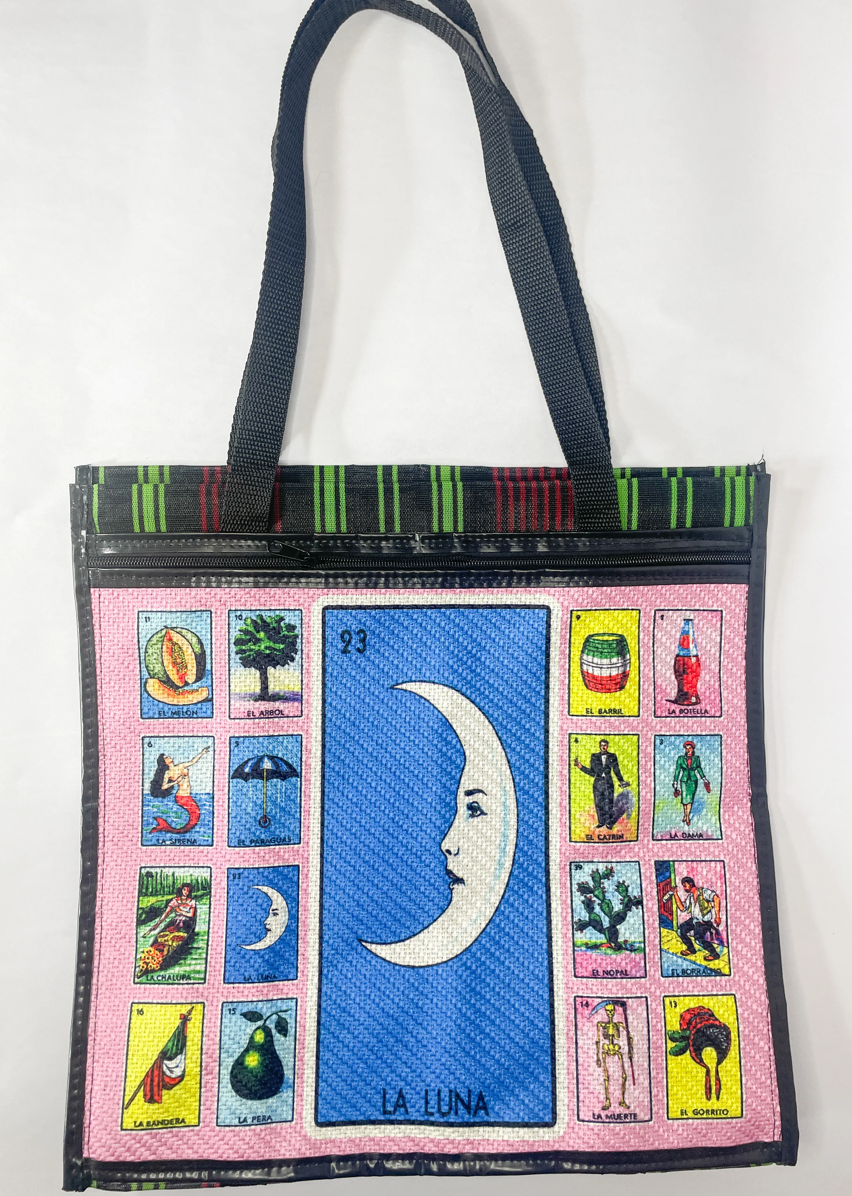 Loteria Mercado Bolsa de Mandado Large 16 in Bag Reusable - Image 6