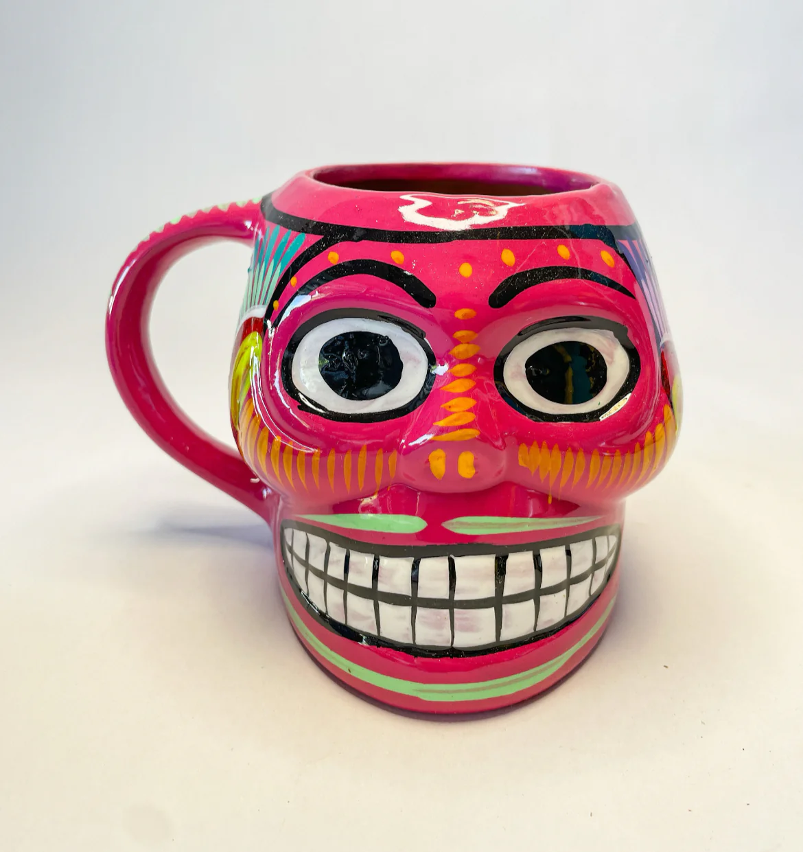 Mexican 3D Skull Mug Dia de Muertos Mug Taza de Calavera - Image 4