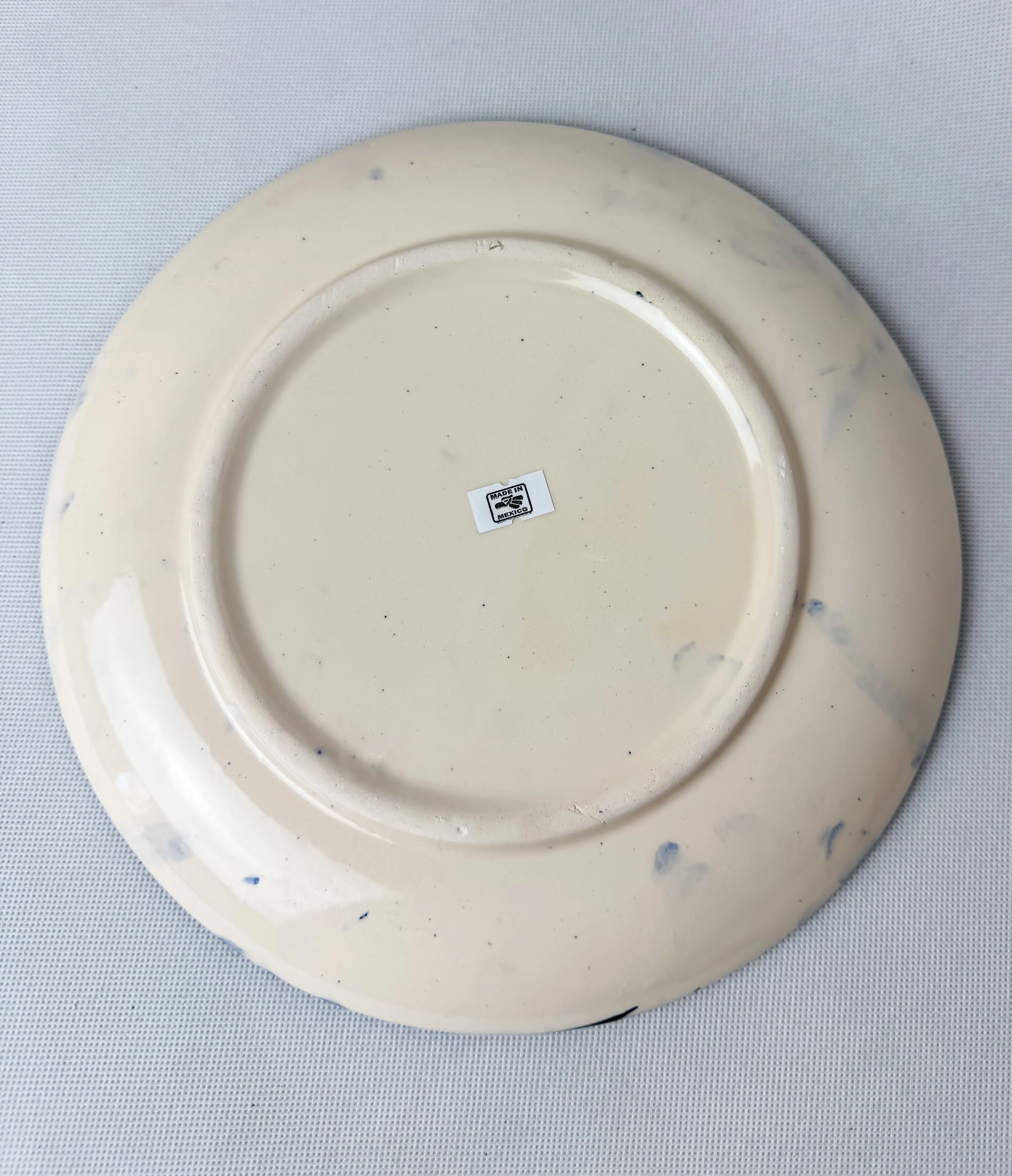 Blue And White Mexican Ceramic Plates - Platos Ceramica - Image 2