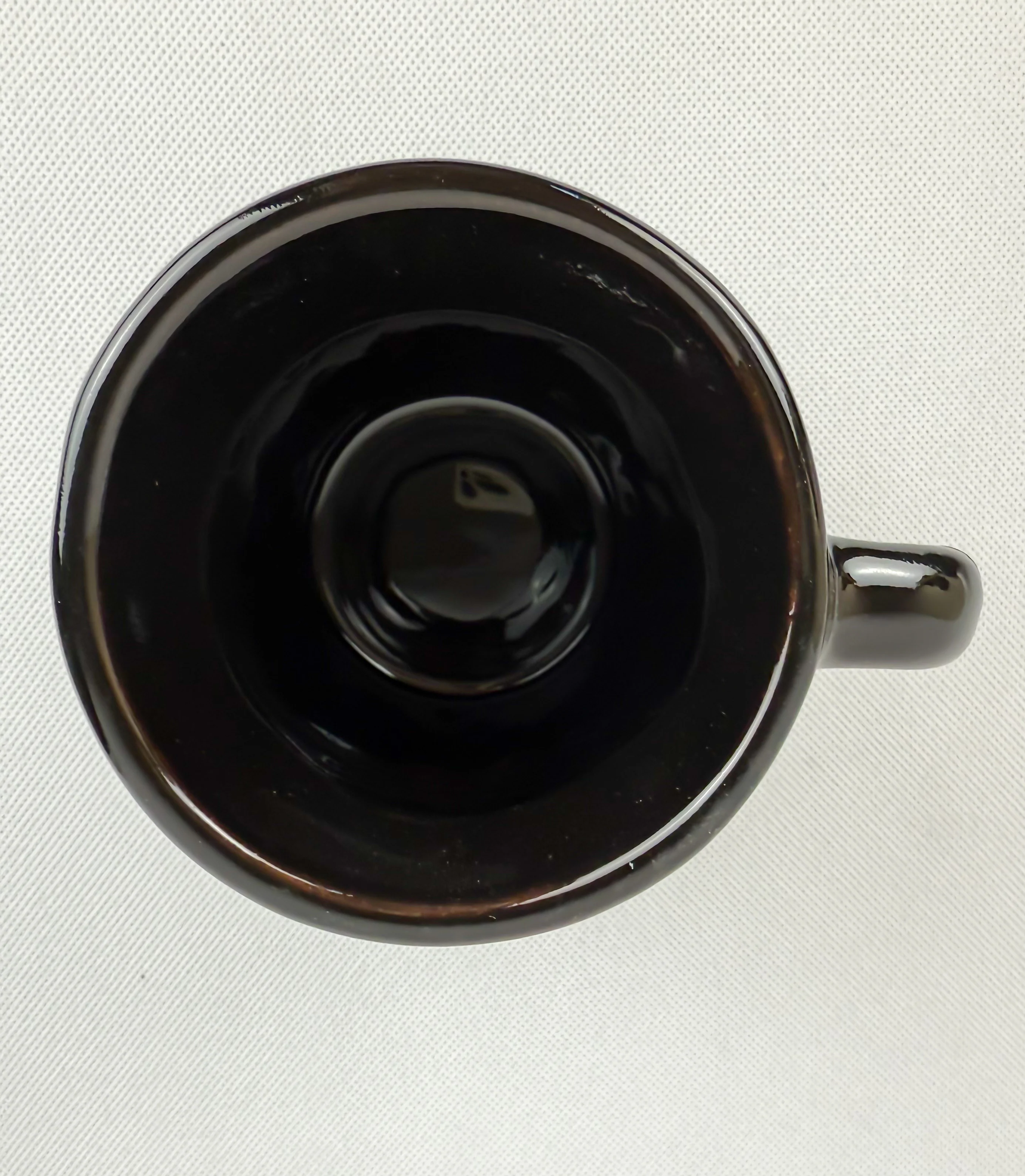 Mexican Talavera Style Mug Set Black - Jarritos Tazas Engobe Negro - Image 4
