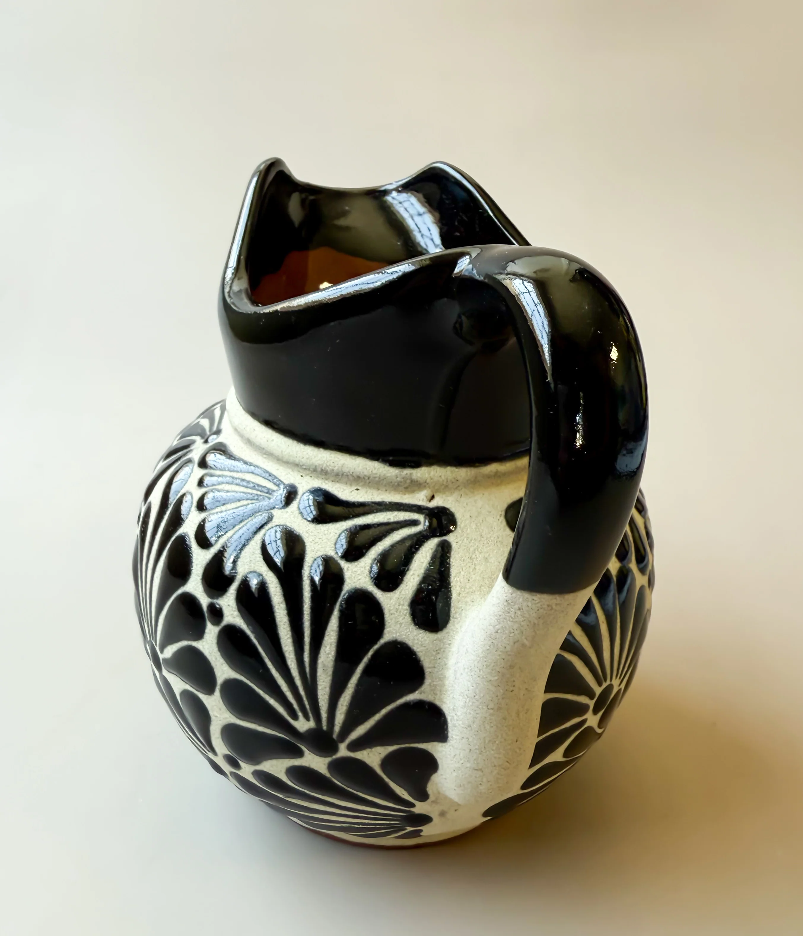 Talavera Style Clay Pitcher - Engobe Jarra Barro - Image 6