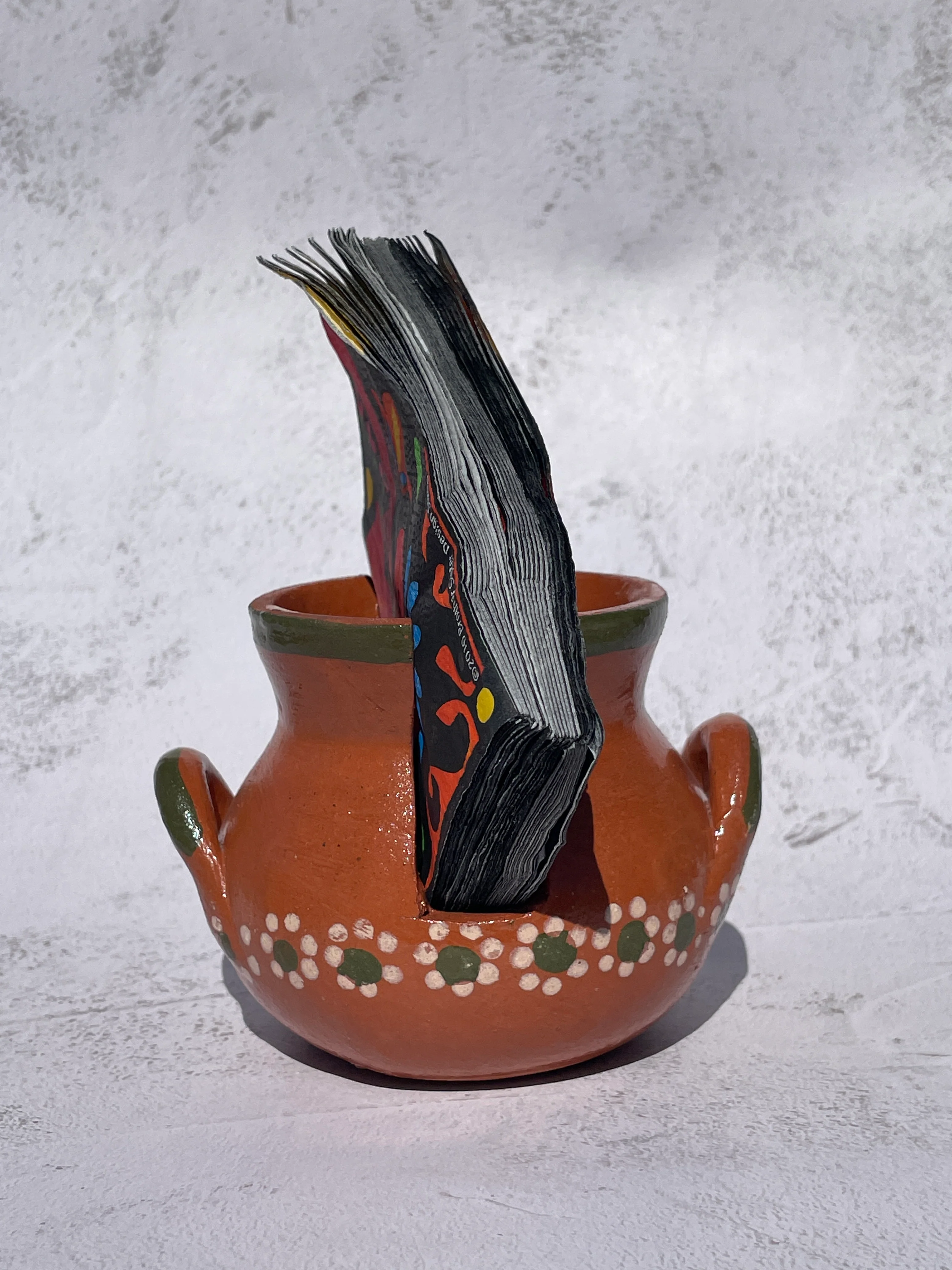 Mexican Clay Napkin Holder - Servilletero de Barro - Image 2