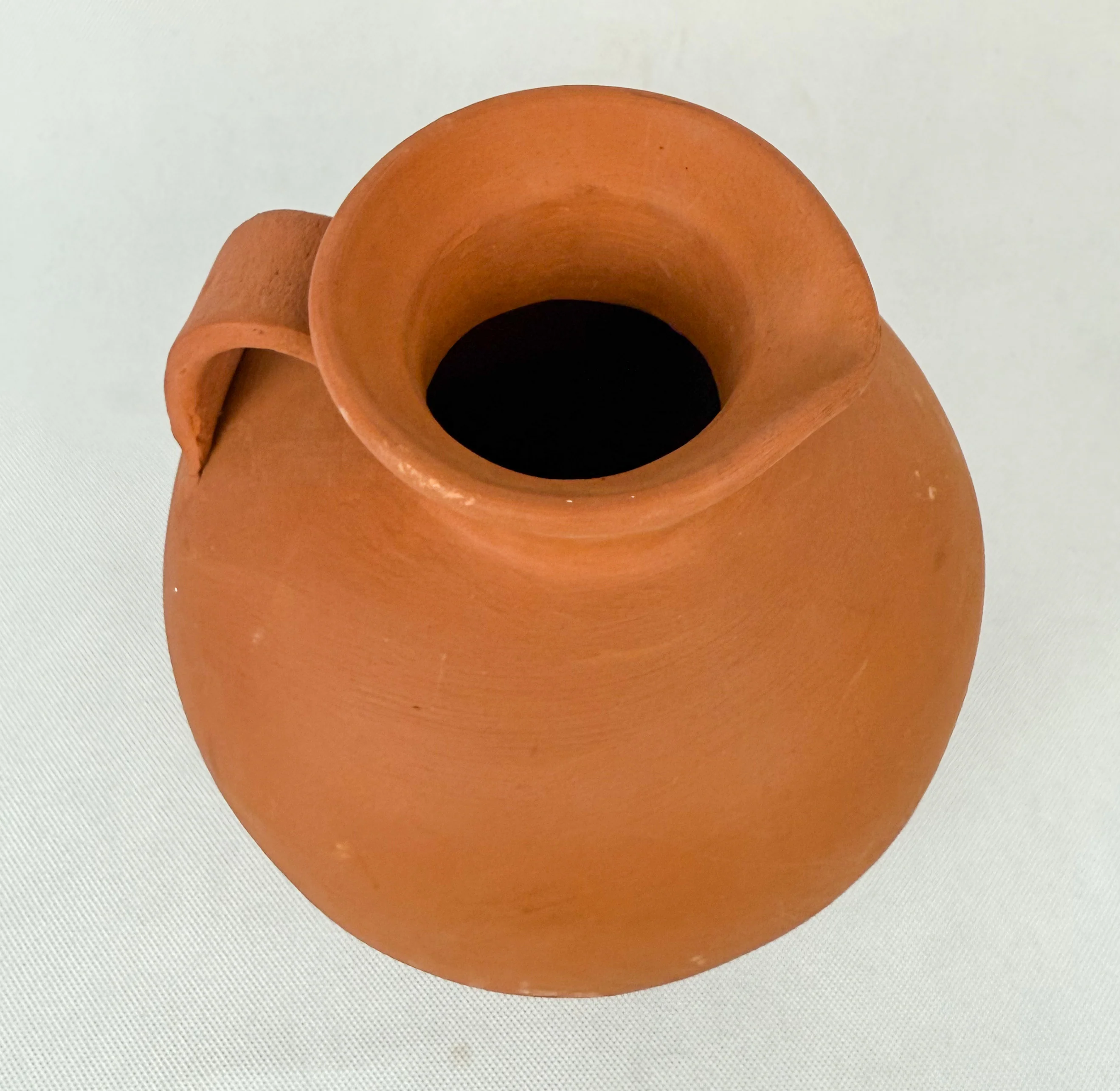 Mexican Clay Pitcher Jarra De Barro - Image 2